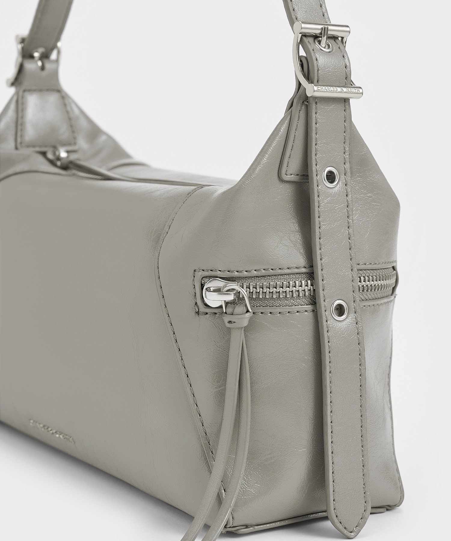 CHARLES & KEITH｜Xylia ザイリア ホーボーバッグ | Rakuten Fashion