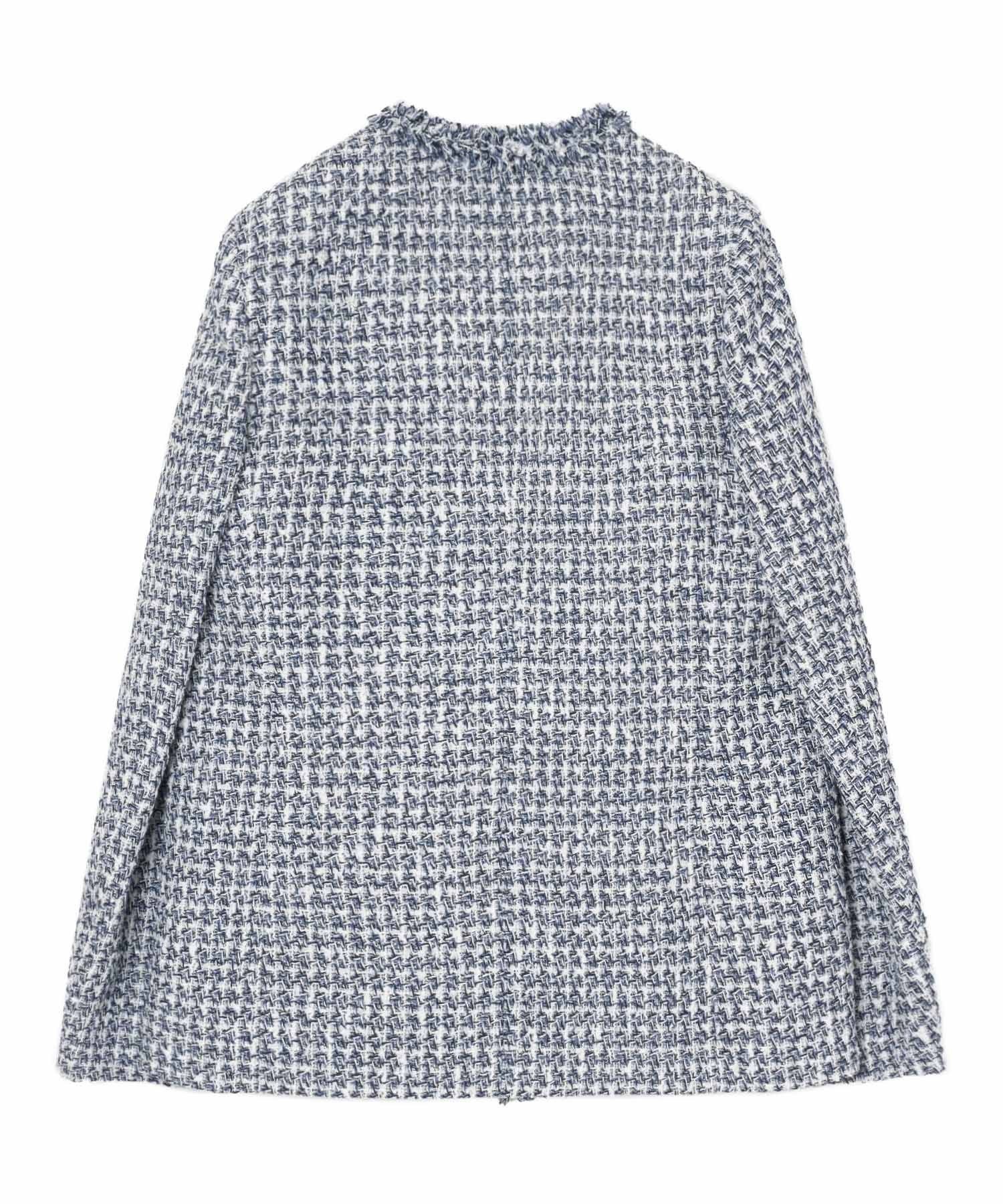 ANAYI｜【Eternal Line 2024】ミックスツイードロングノーカラー