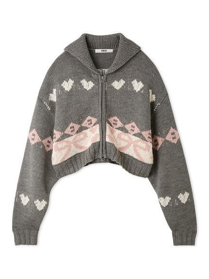 FURFUR｜リボンカウチンニットカーディガン | Rakuten Fashion(楽天
