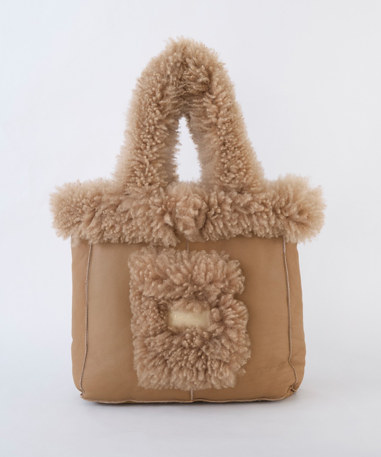 MICA＆DEAL｜【Lisa Conte'】リバーシブルムートンバッグ-AZZURRA