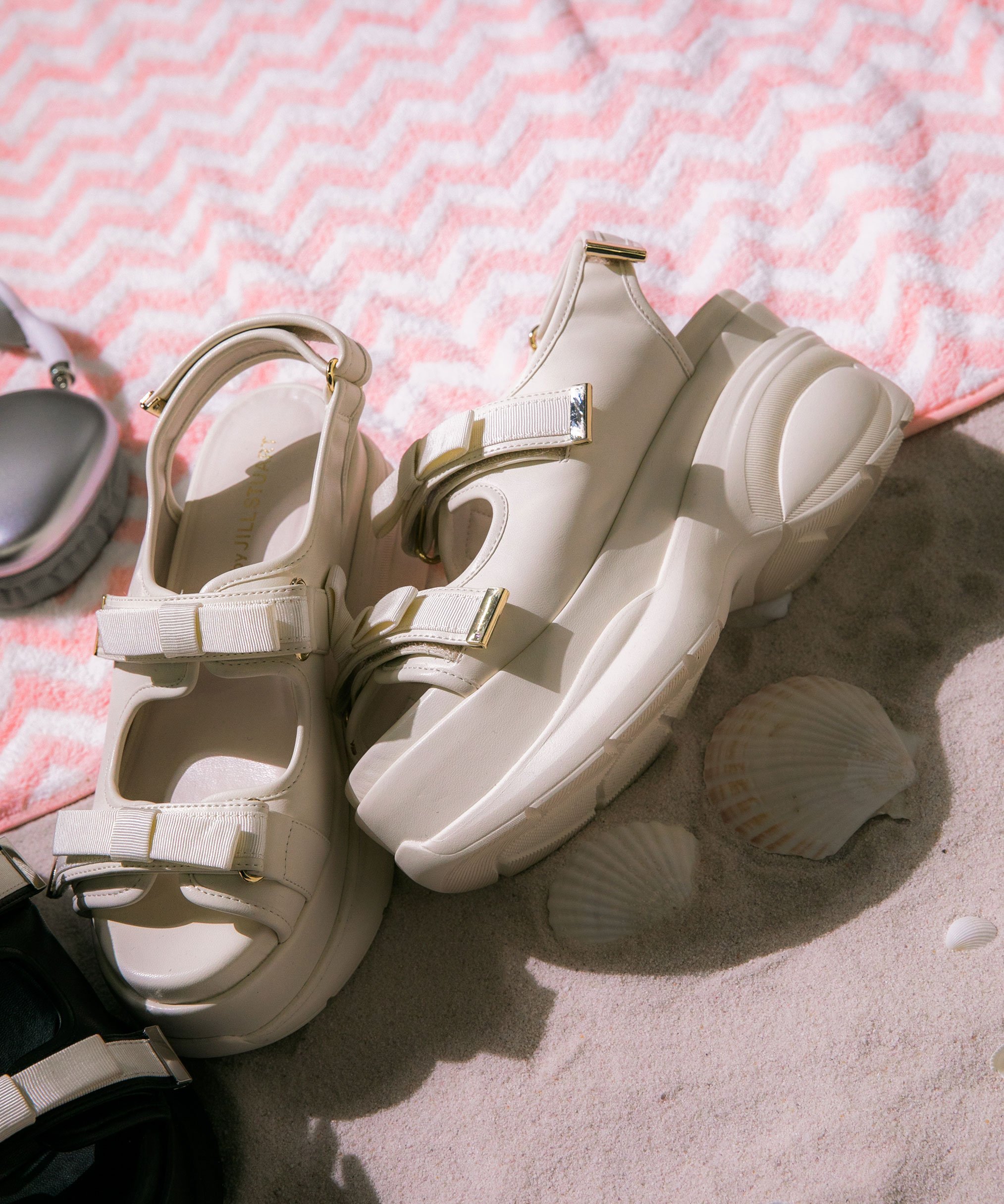 JILL by JILL STUART｜ダブルリボンサンダル | Rakuten Fashion(楽天