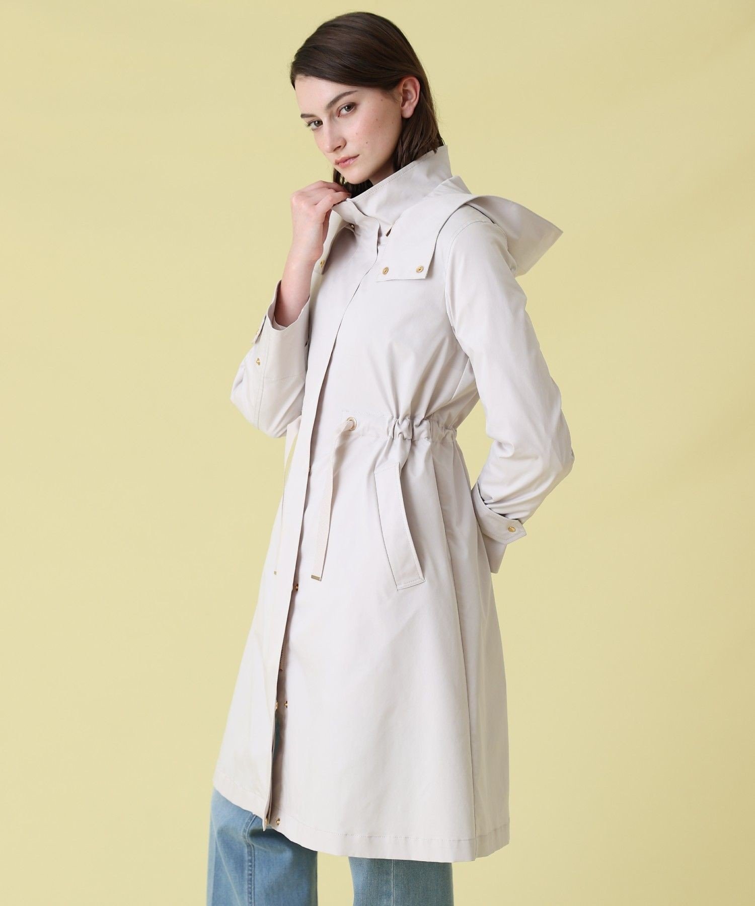 ANAYI｜ブライトツイルライナー付きモッズコート | Rakuten Fashion