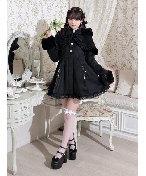 NOEMIE｜ケープフリルドーリーフレアコート | Rakuten Fashion(楽天