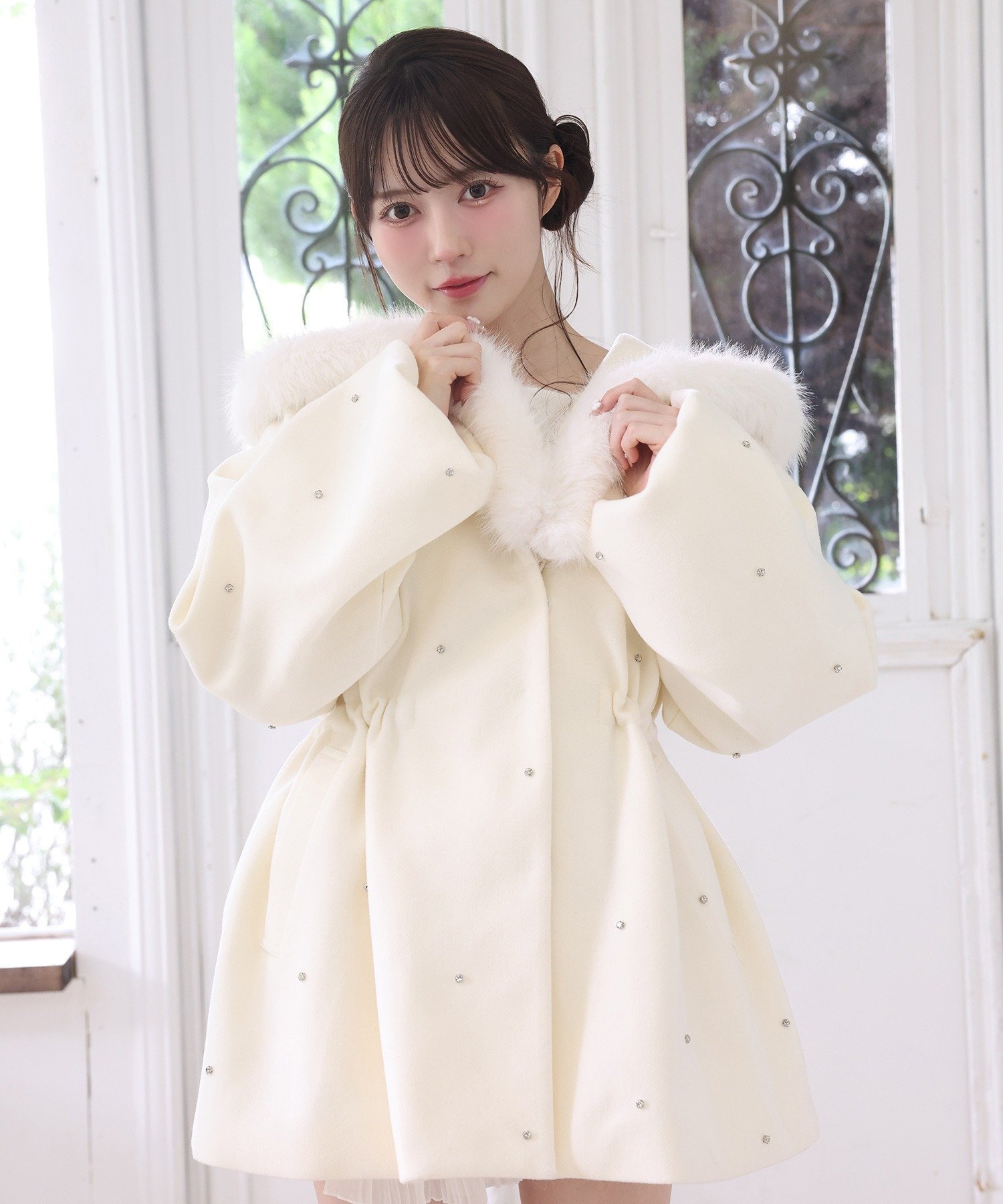 one after another NICE CLAUP｜フードフェイクファービジューミドル