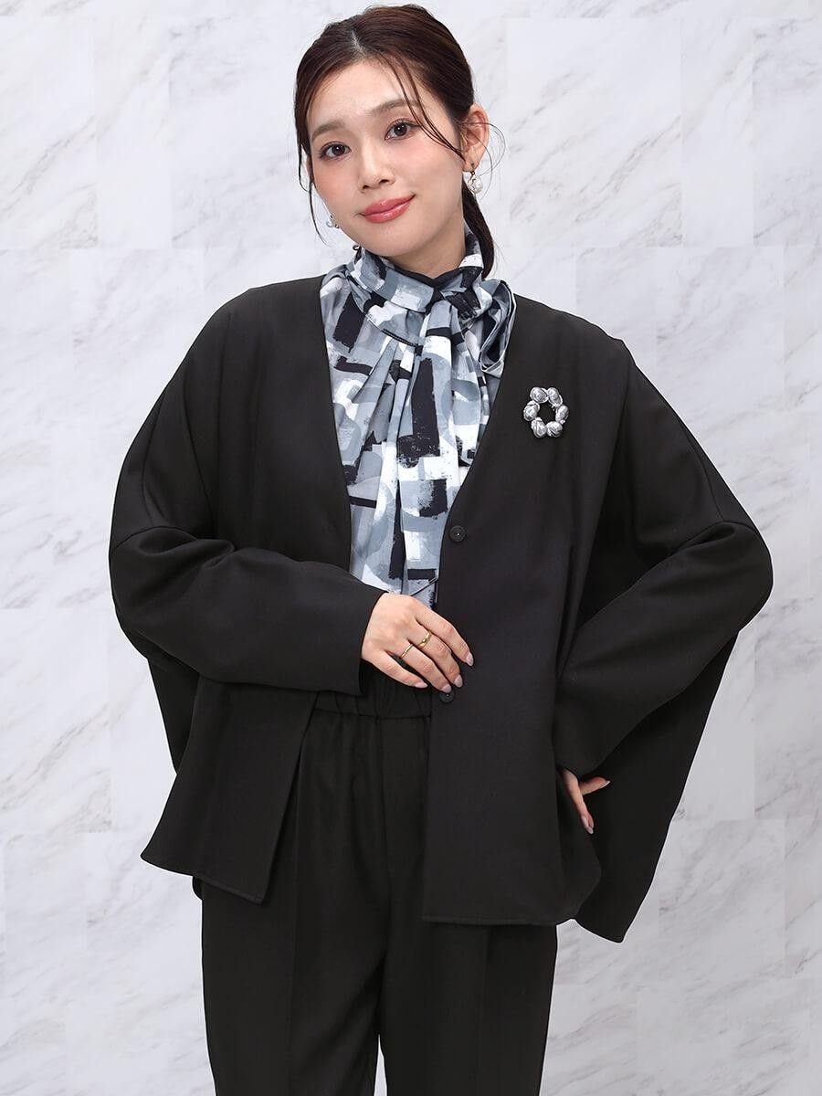 Vin｜ノーカラードルマンジャケット | Rakuten Fashion(楽天