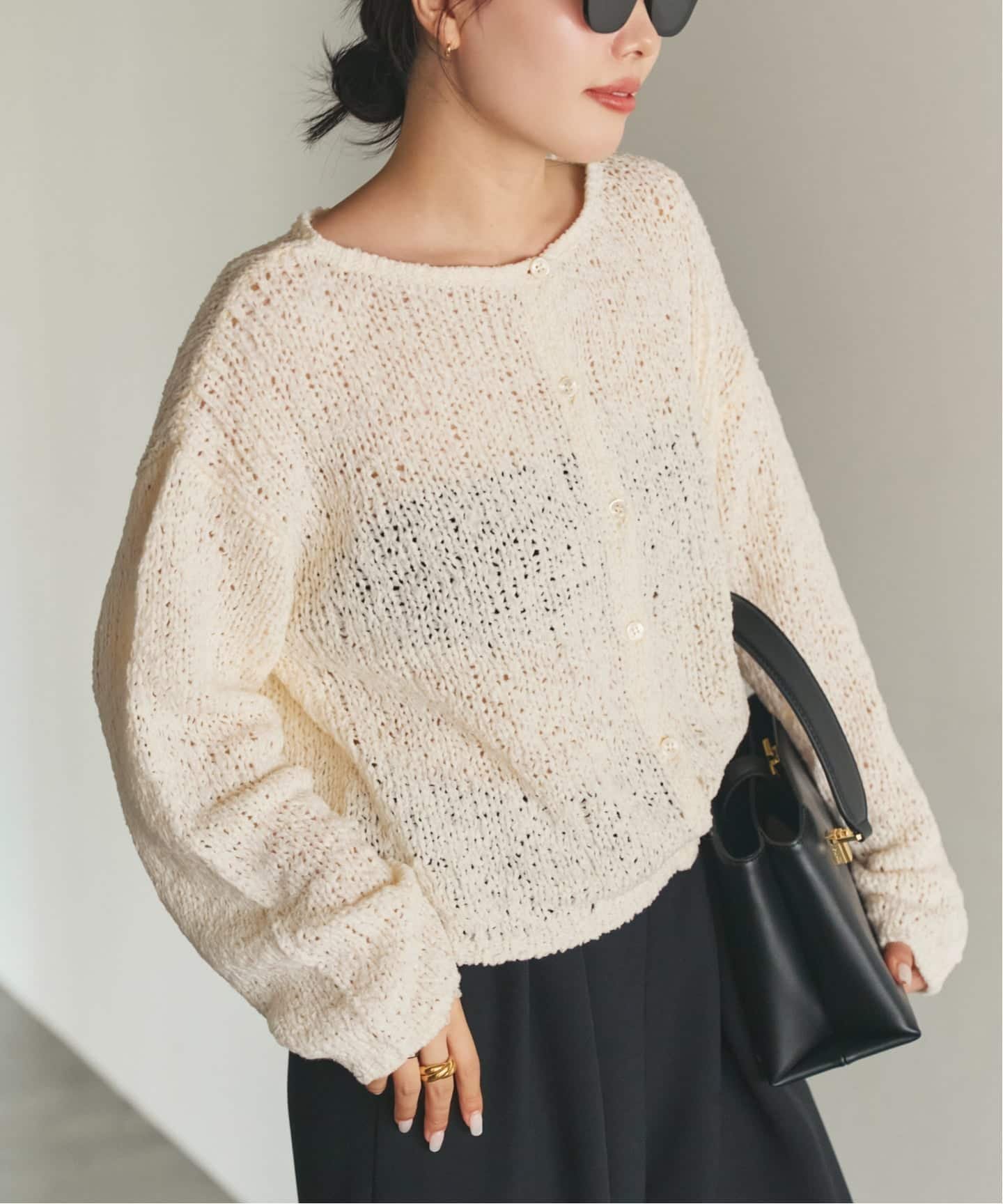 plage｜Fringe yarn カーディガン | Rakuten Fashion(楽天ファッション