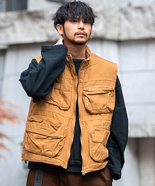 SILVER BULLET｜CavariA 中綿入りビッグタクティカルベスト 釣りベスト