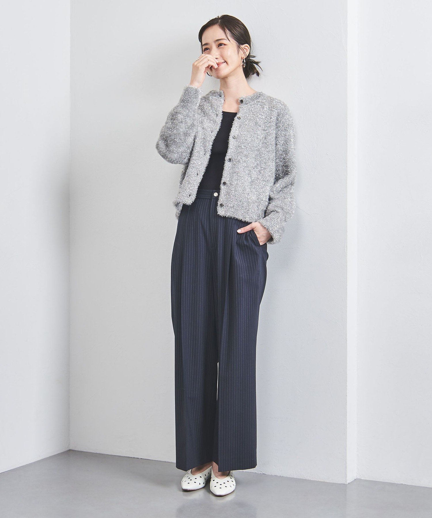 UNITED ARROWS LTD. OUTLET｜グリッターラメ カーディガン | Rakuten