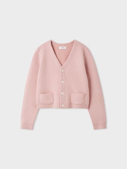 MIESROHE｜ウォッシャブルコンパクトシャギーVカーデ | Rakuten