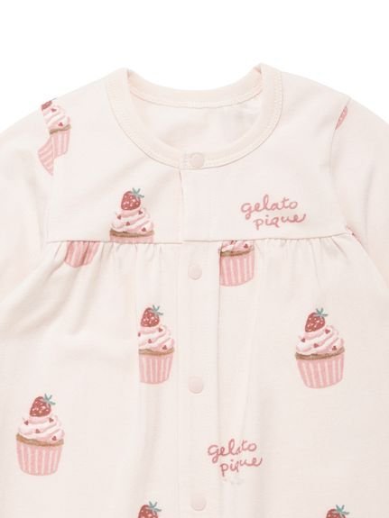 gelato pique｜【BABY】新生児カップケーキ柄2WAYオール | Rakuten