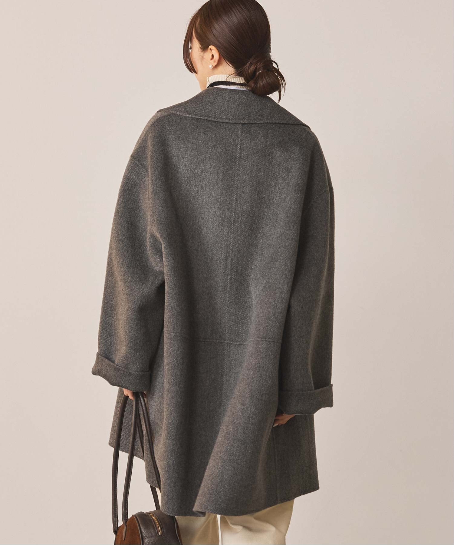 Gready Brilliant｜Wフェイス大衿ダブルコート | Rakuten Fashion(楽天