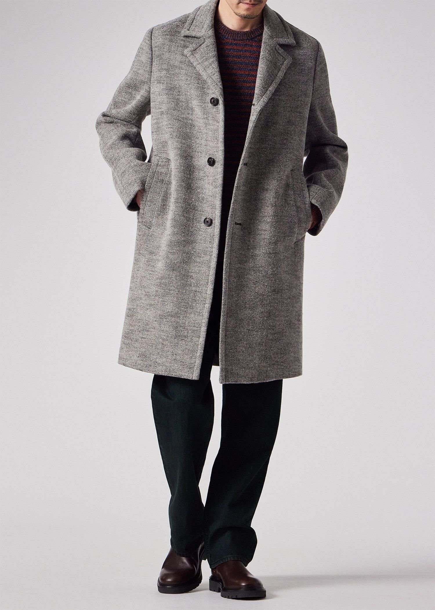 Paul Smith｜ワイドヘリンボーン ツィードコート | Rakuten Fashion