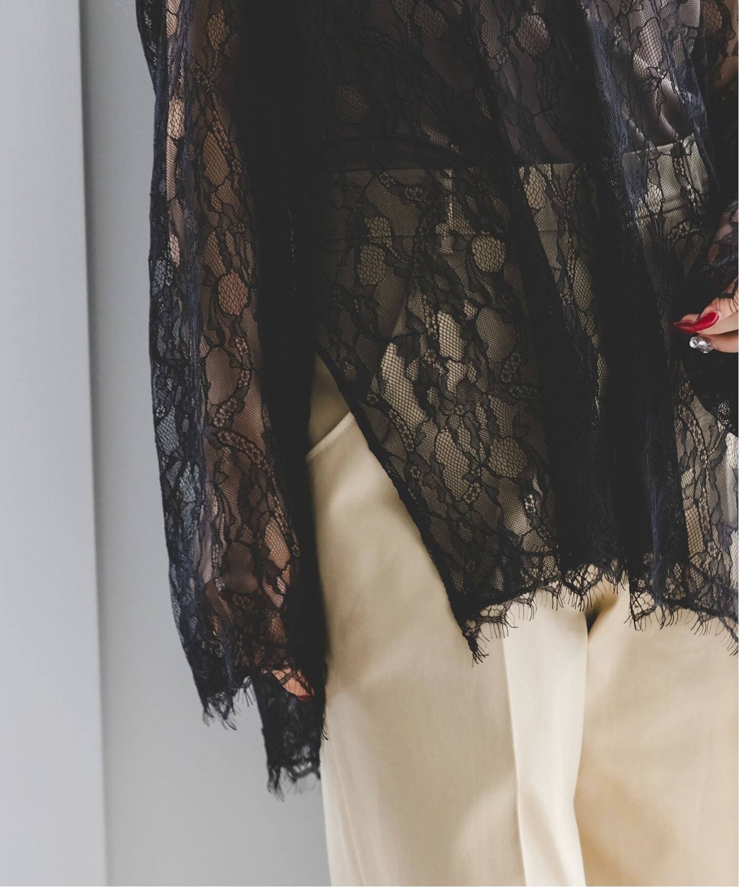 NOBLE｜《追加》サラサシアーレースブラウス | Rakuten Fashion(楽天