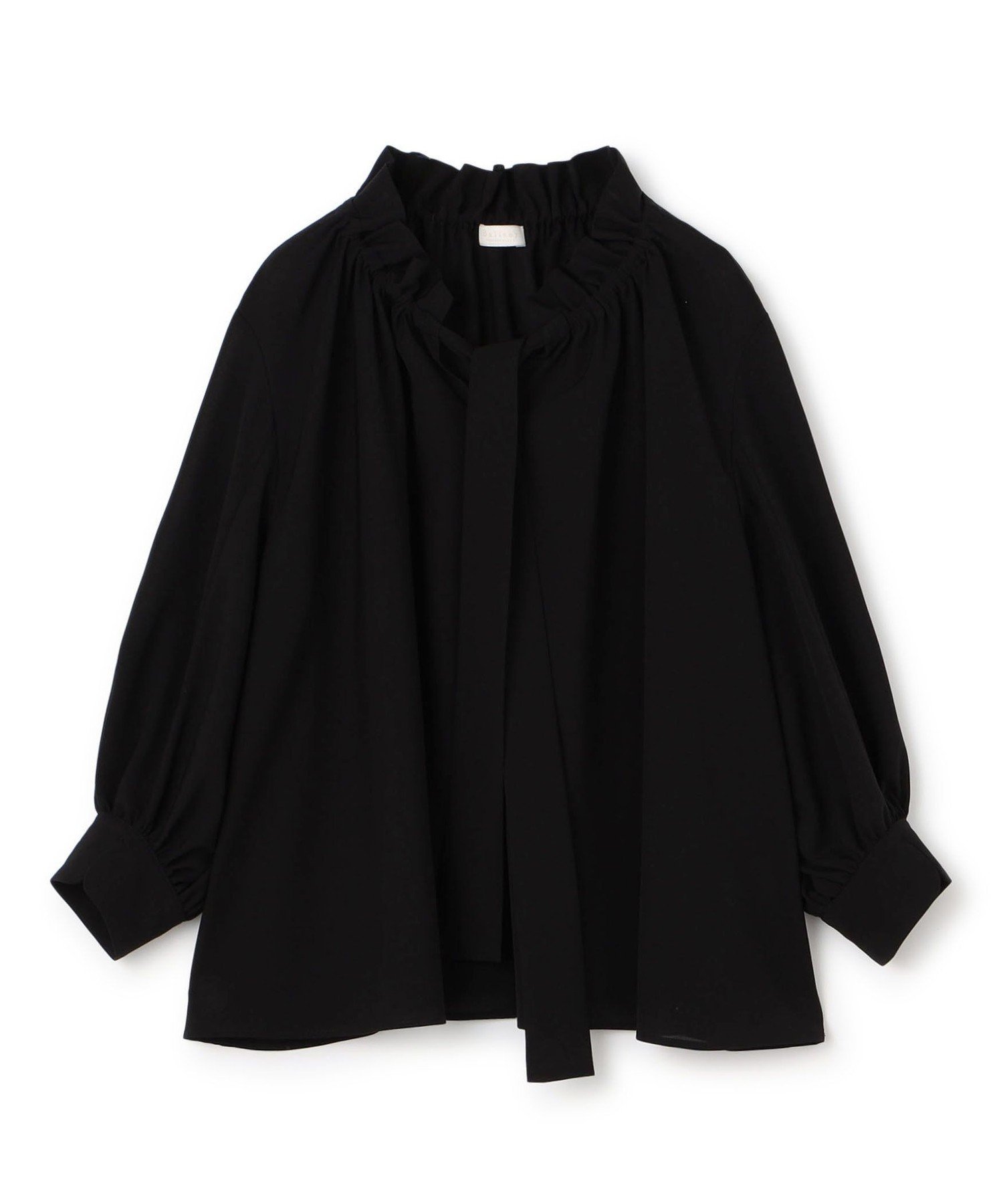 TOMORROWLAND｜シアートロ フリルネックブラウス | Rakuten Fashion