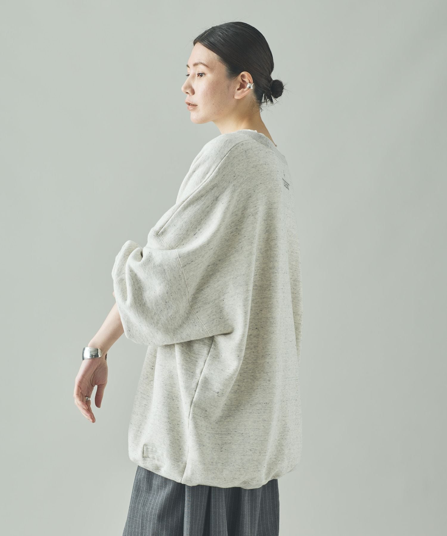 Curensology＆RC フレンチテリービッグトレーナー♢カーキ Curensology｜<&RC>フレンチテリービッグトレーナー | Rakuten Fashion