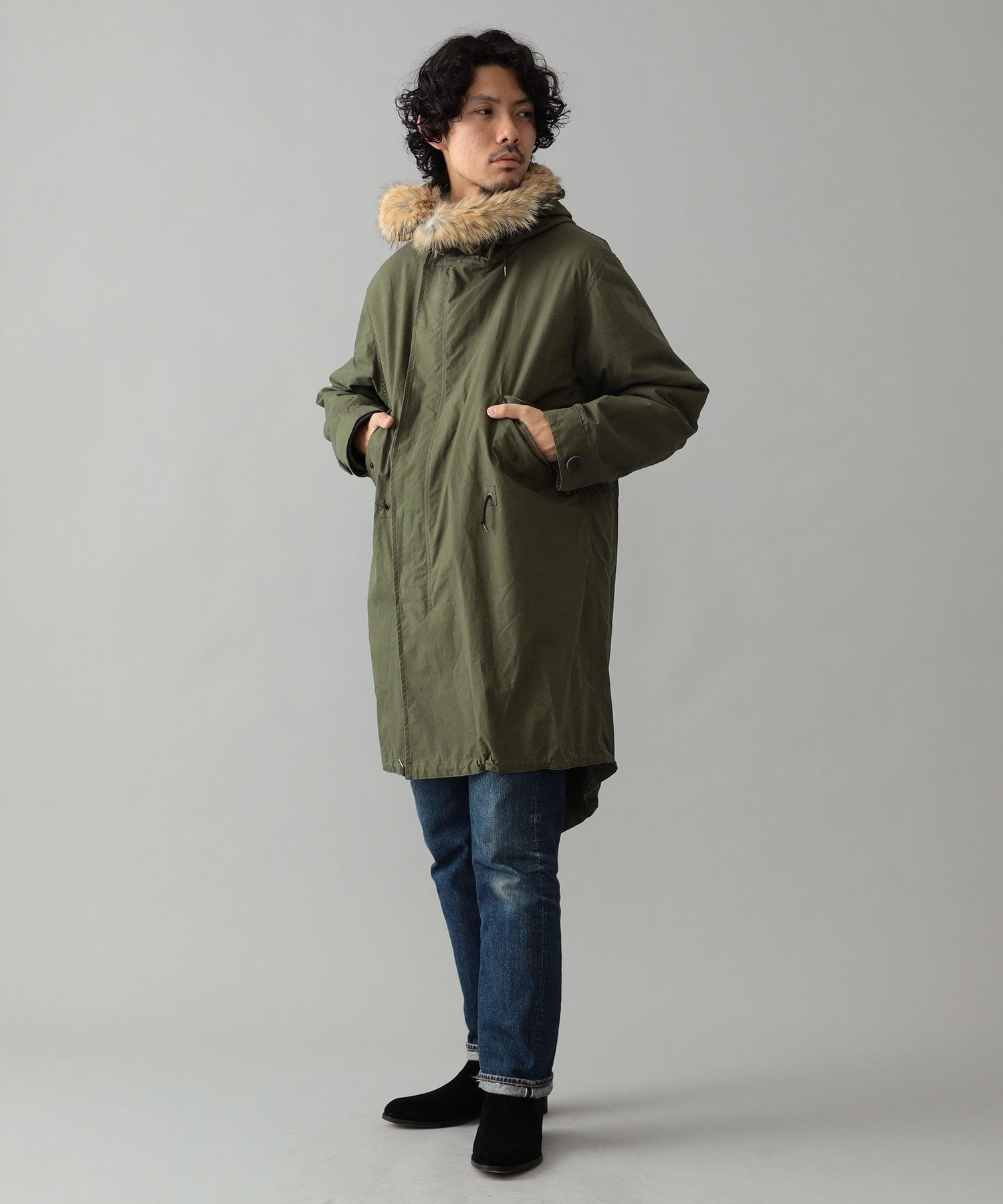 BEAMS MEN｜AUBERGE / 別注 モッズコート | Rakuten Fashion(楽天