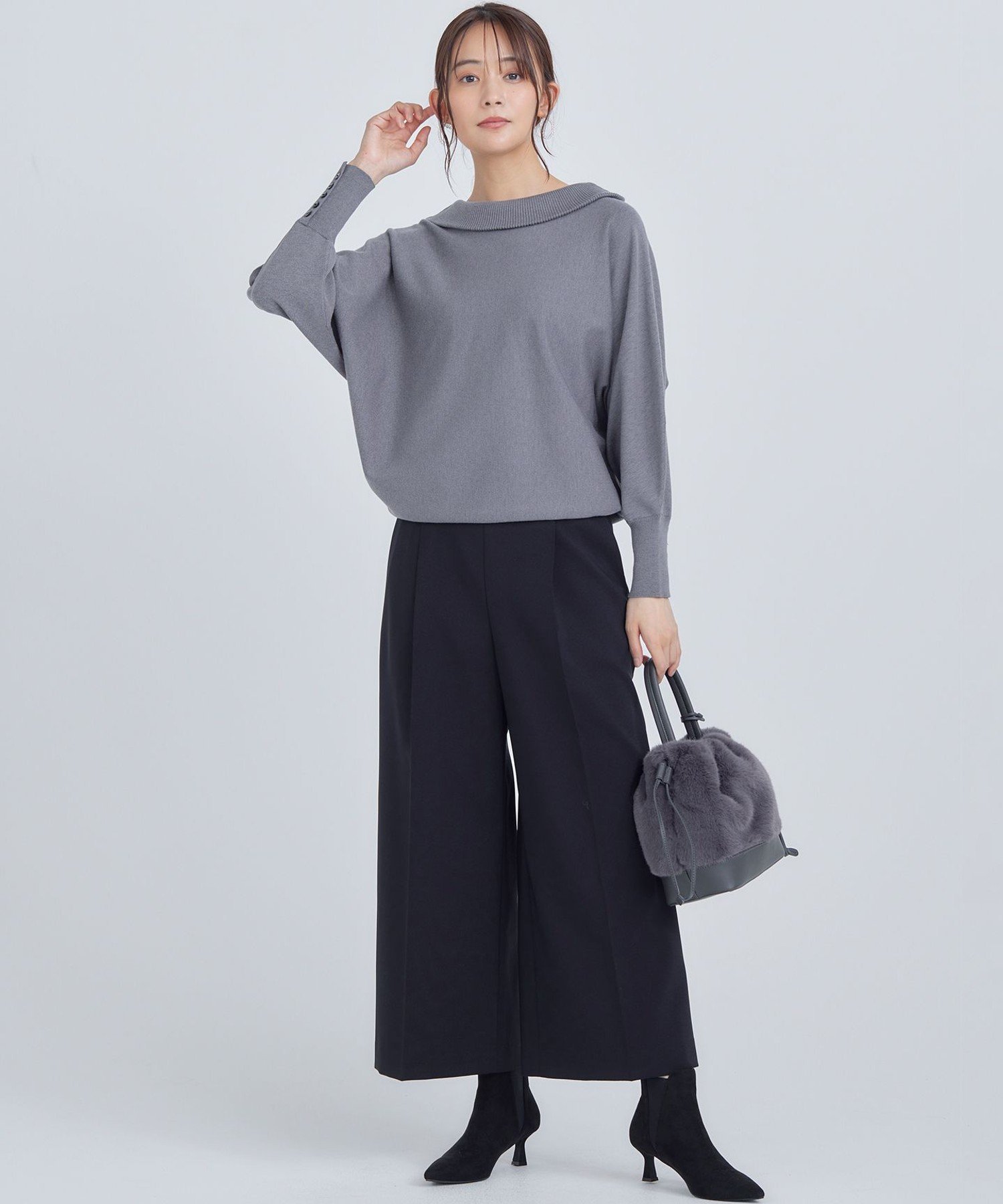 組曲｜【美シルエット・ストレッチ・シワになりにくい】オシャクロス