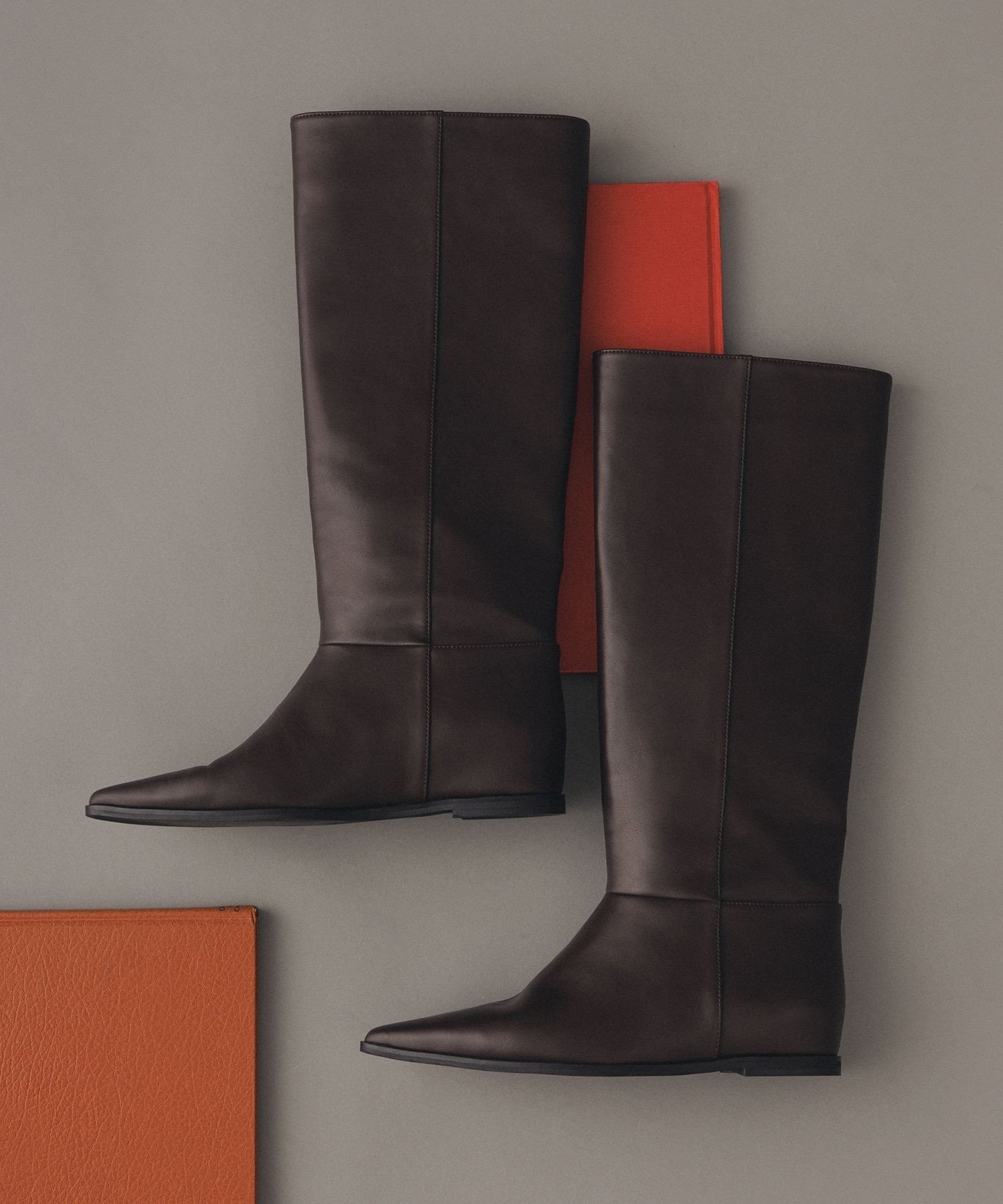 ADAM ET ROPE'｜インヒールロングブーツ | Rakuten Fashion(楽天