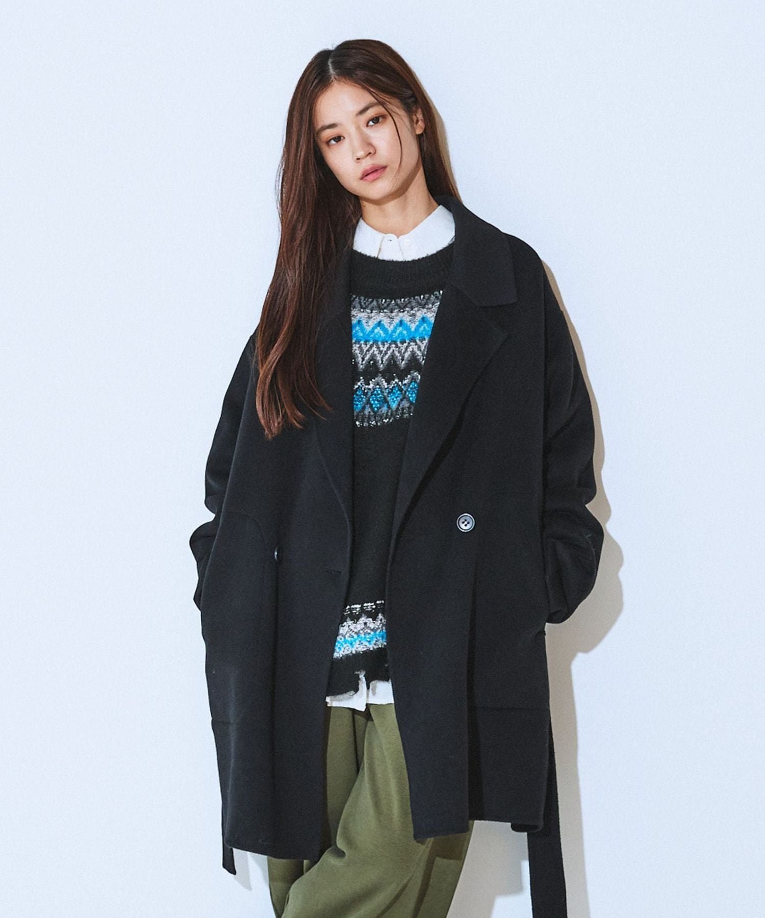 JEANASIS｜ショートビーバーウールミドルコート | Rakuten Fashion