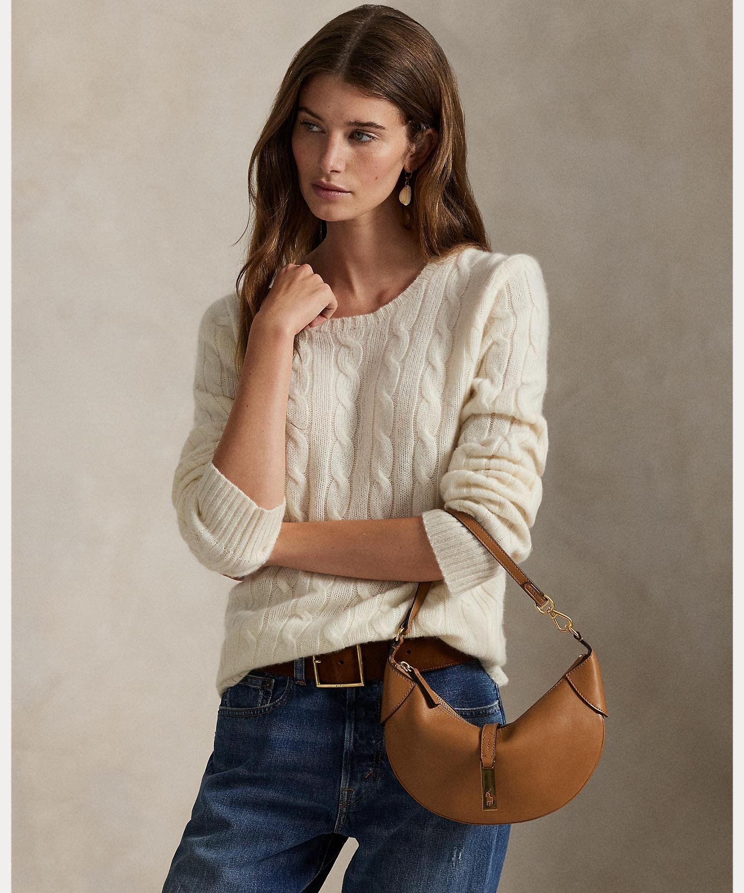 RALPH LAUREN｜Polo ID カーフスキン ミニ ショルダー バッグ