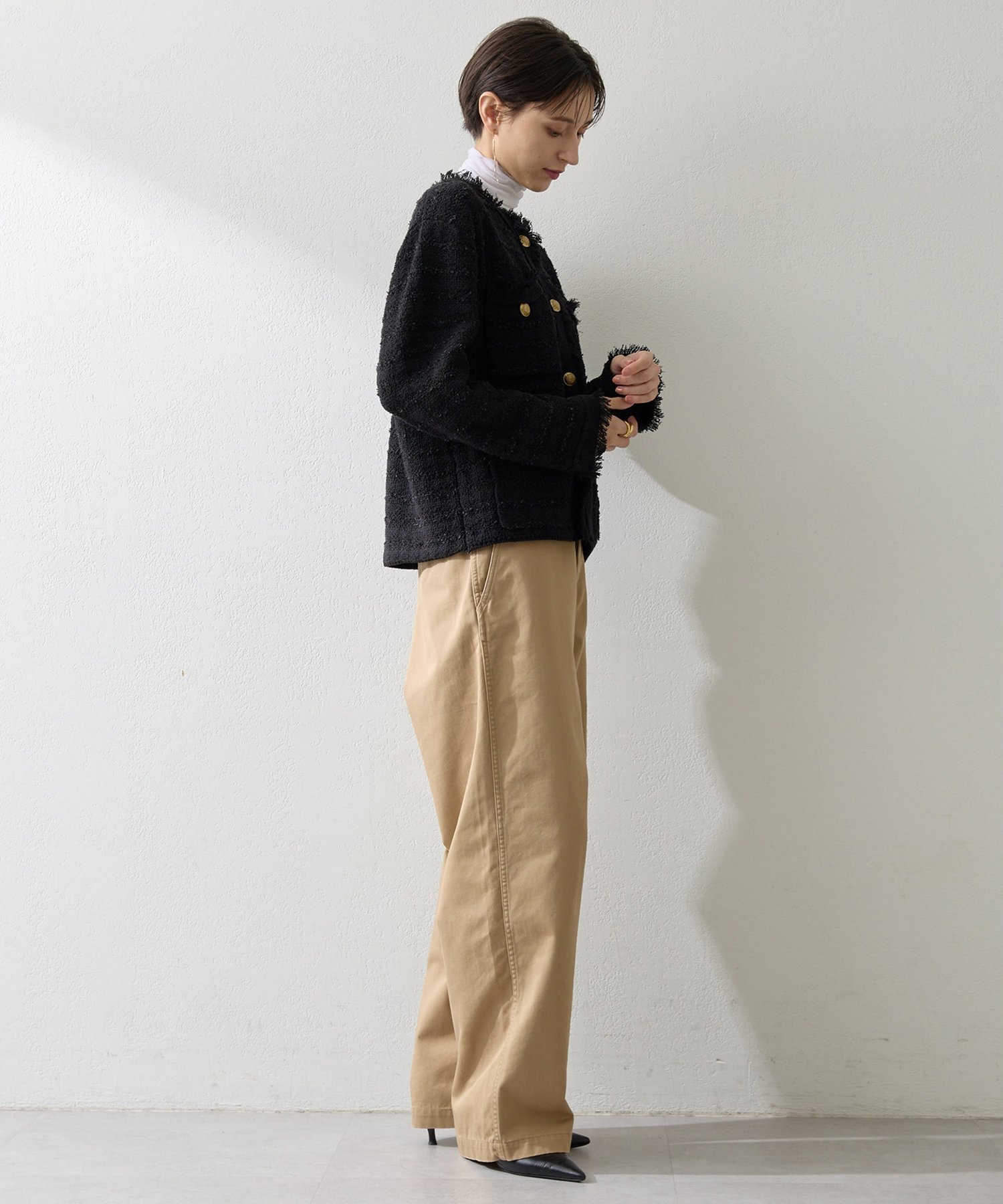 Whim Gazette｜バイオ加工チノパンツ | Rakuten Fashion(楽天