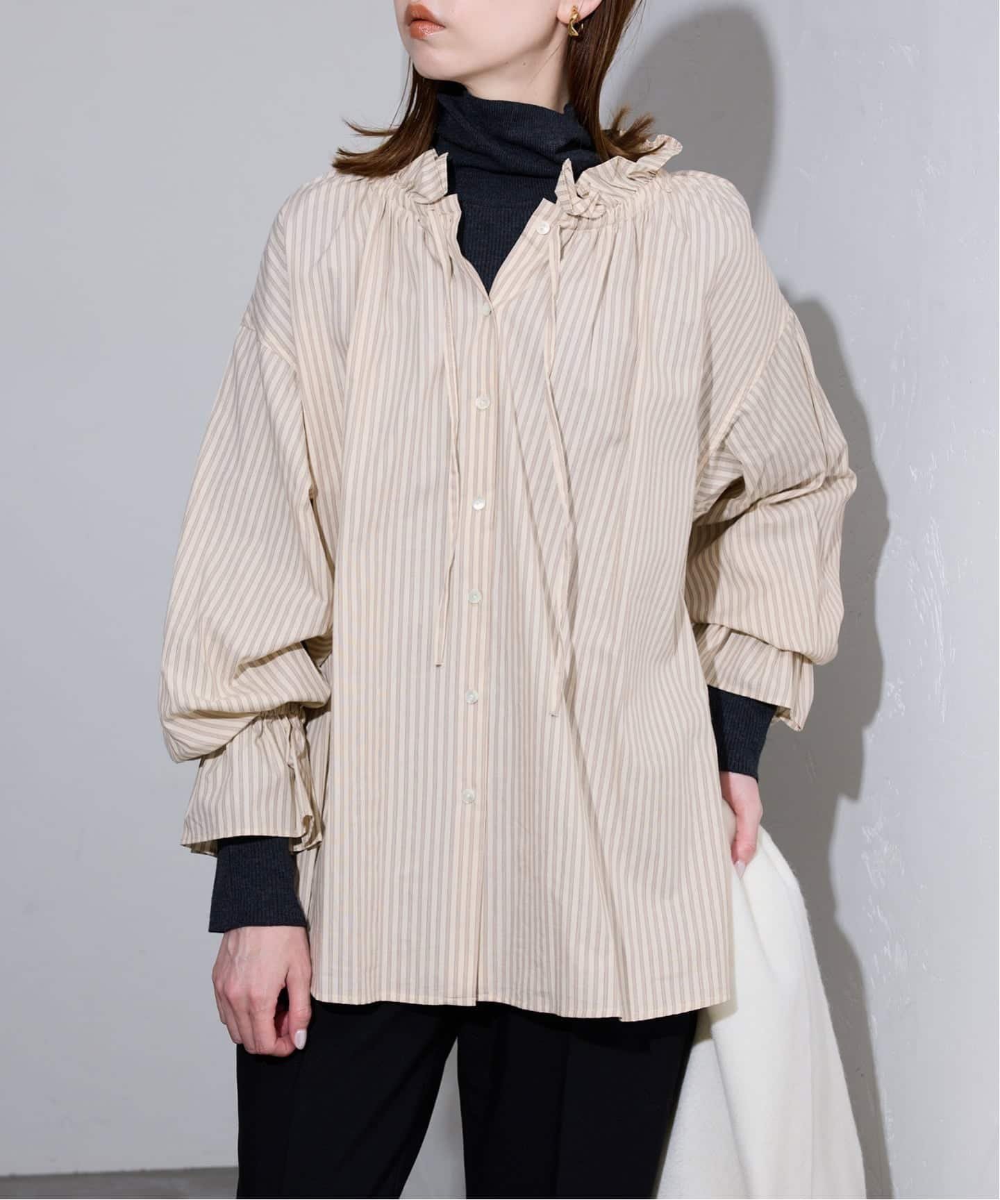 SLOBE IENA｜《一部WEB・店舗限定カラーあり》タイプライターフリル