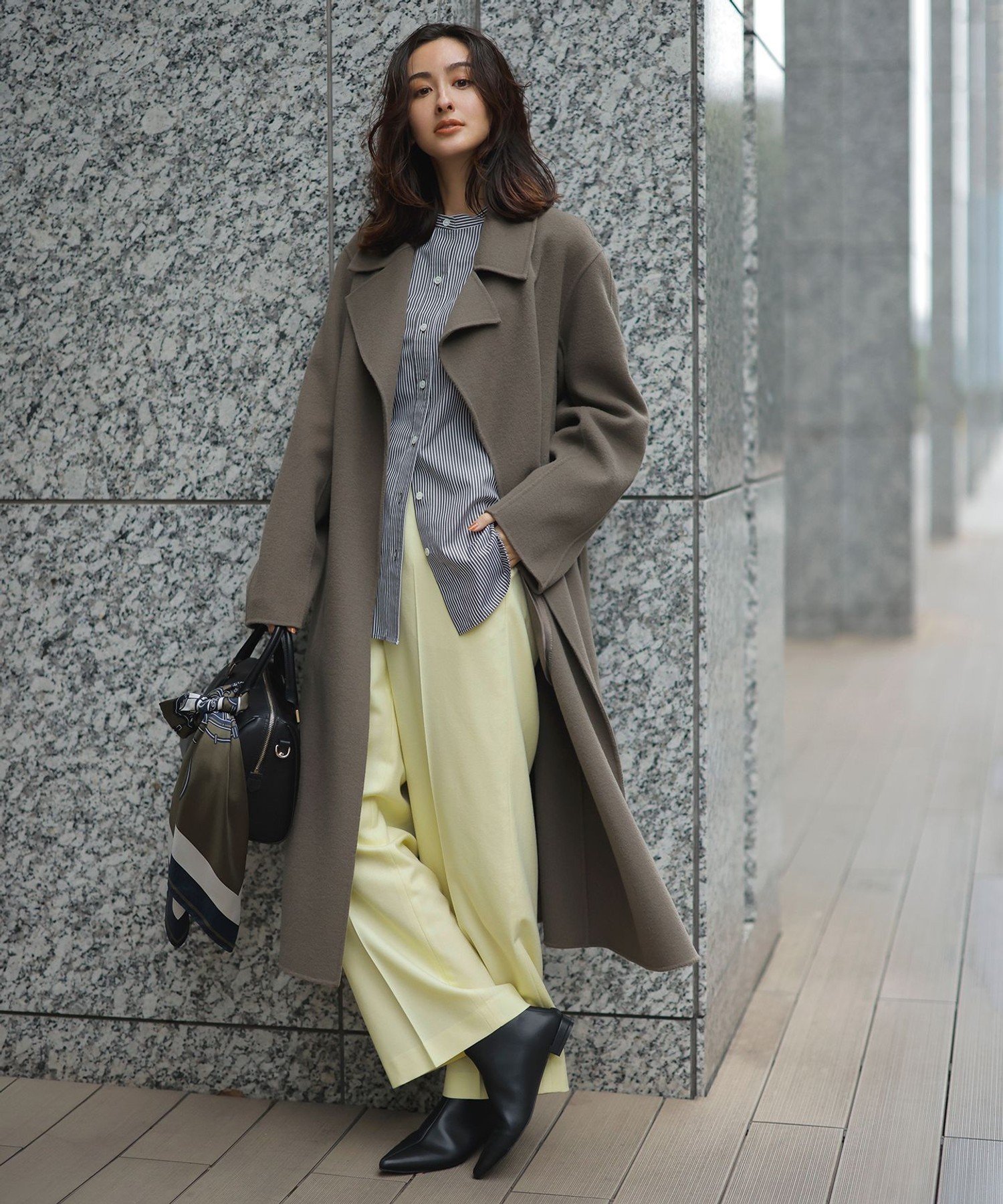 ICB｜ウールリバー ロングトレンチコート | Rakuten Fashion(楽天