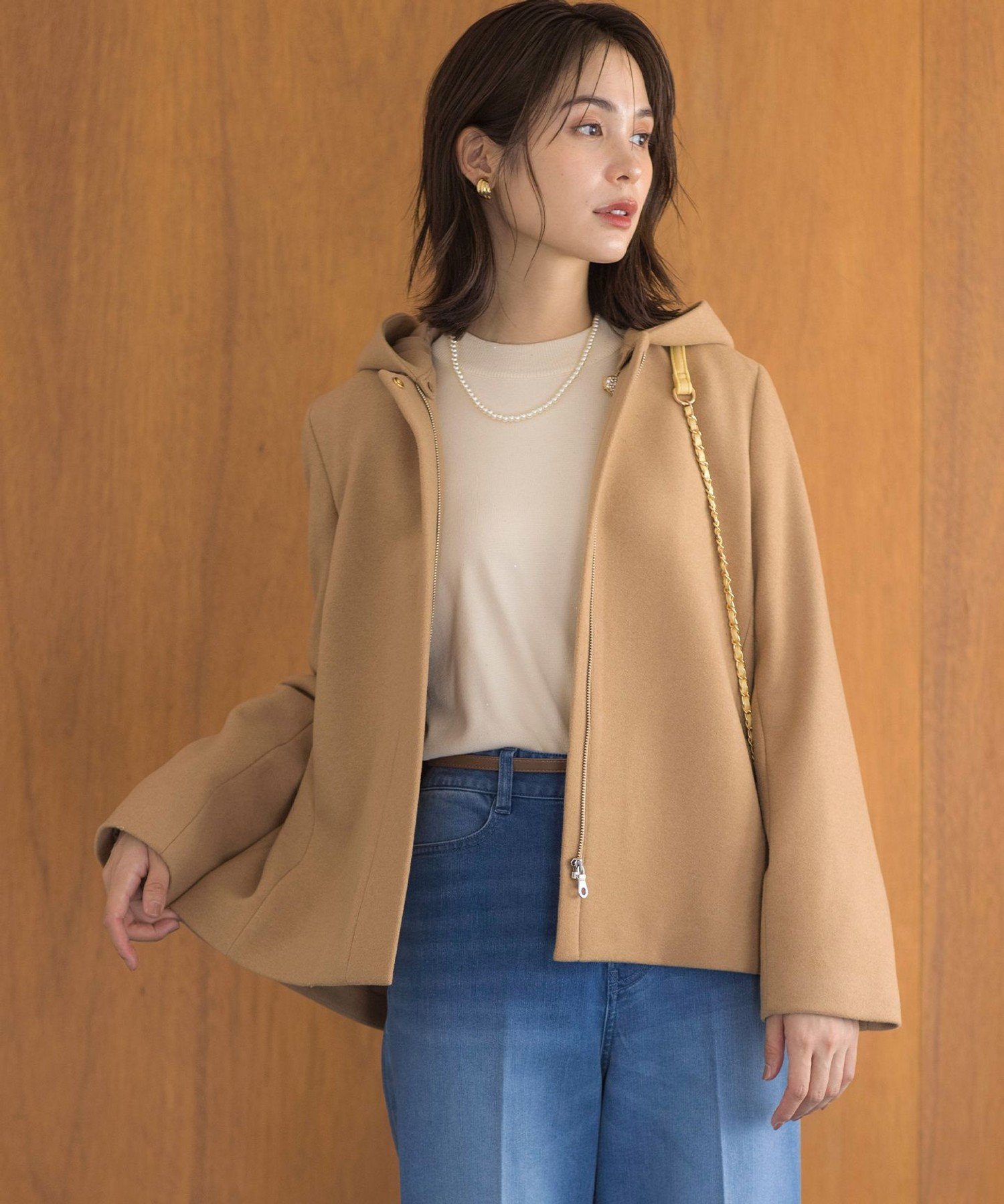 組曲｜【2WAY】ウールモッサ ショートコート | Rakuten Fashion(楽天