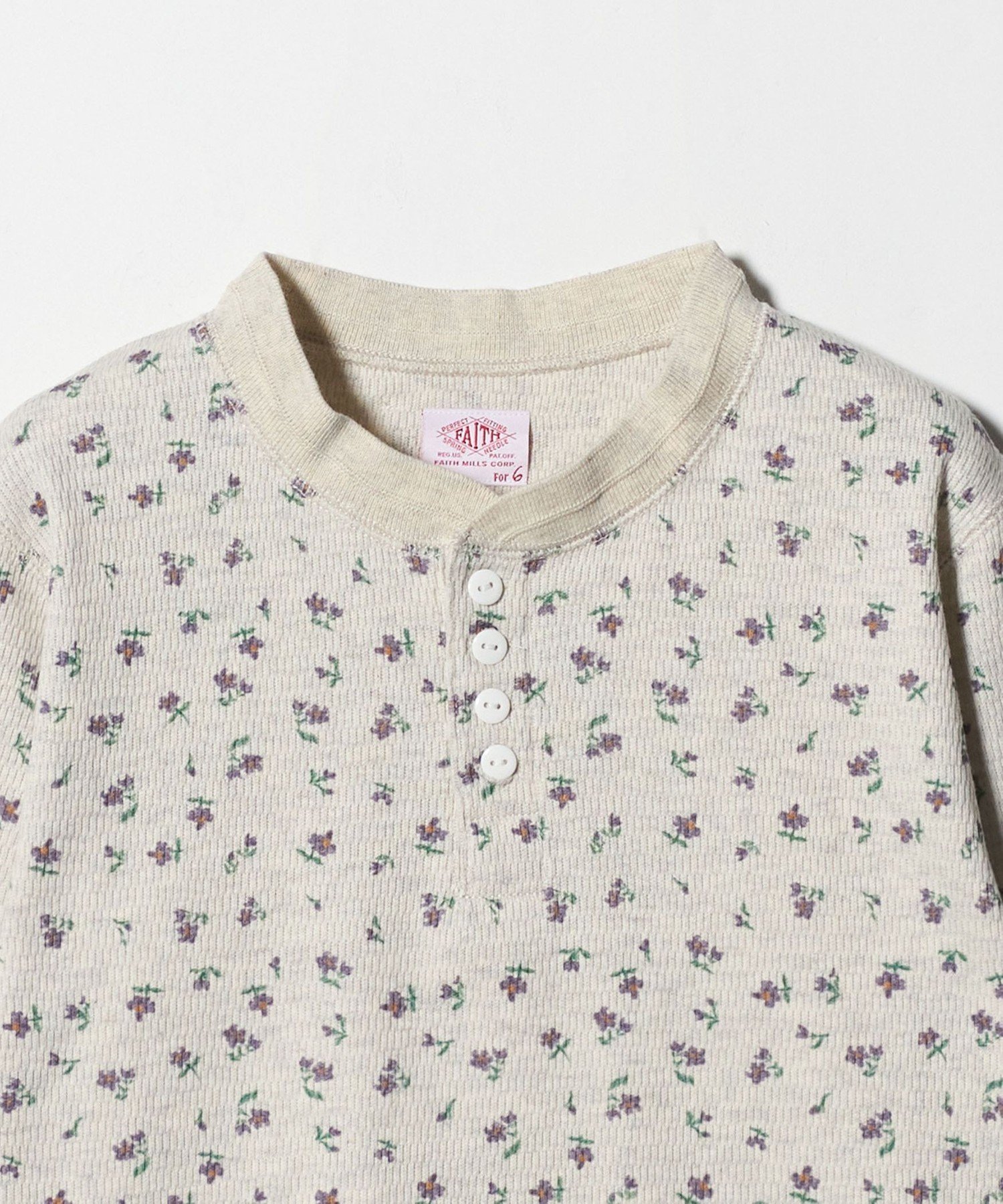 【別注】＜FAITH MILLS for 6＞THERMAL HENRY 別注】＜FAITH MILLS for 6＞THERMAL HENRY PULLOVER TOP/トップス