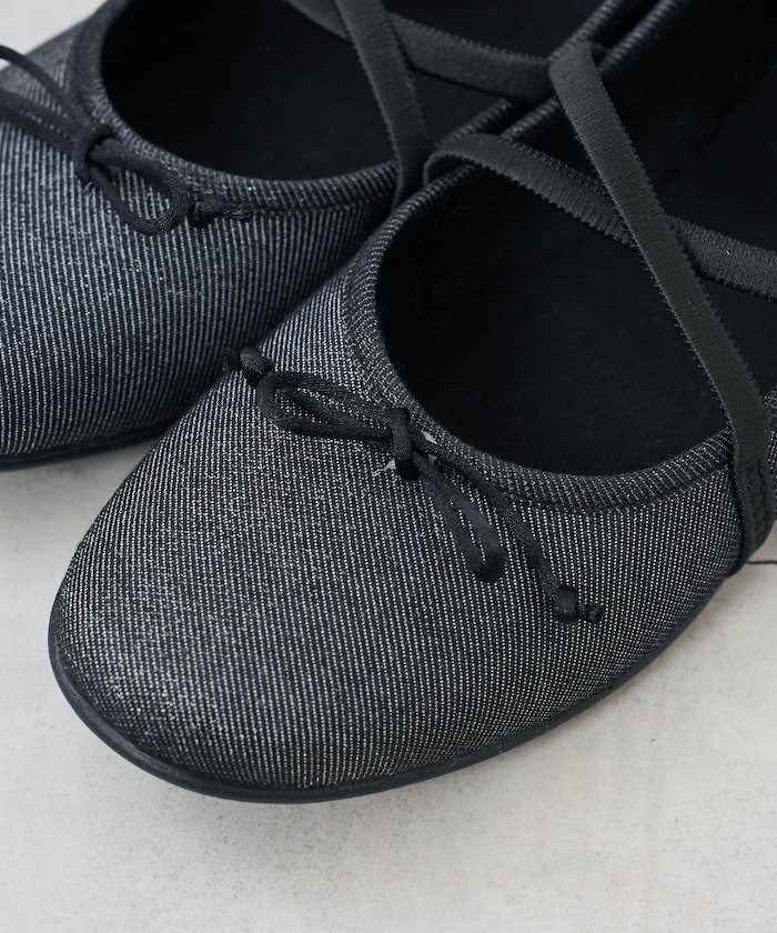 FREAK'S STORE｜別注 リボン付きフラットシューズ ラメ 25SS | Rakuten