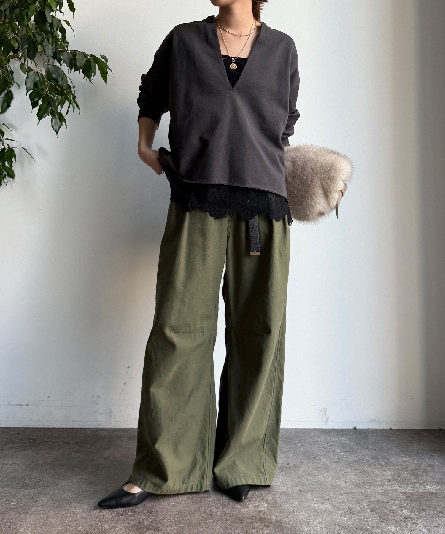 DOUDOU｜【新色追加】スカラレースキャミ | Rakuten Fashion(楽天