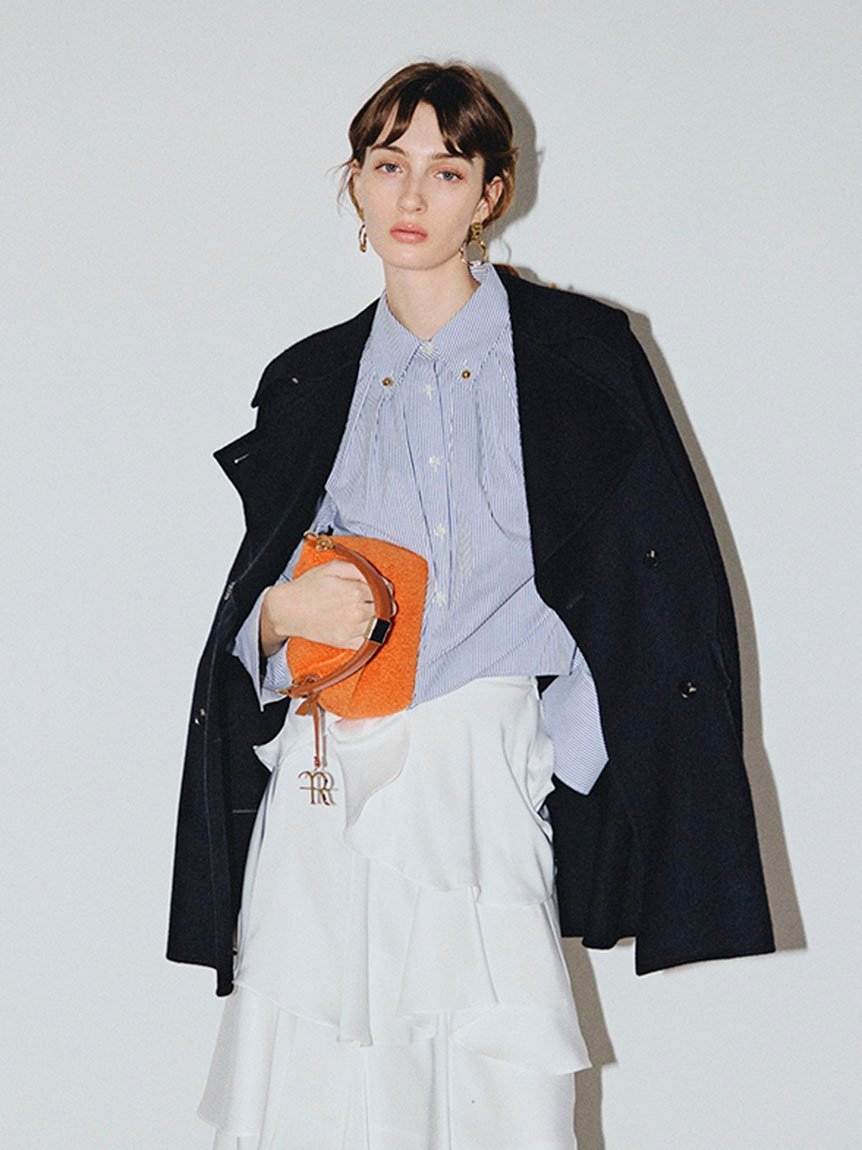 FRAY I.D｜ウールリバーミドルAラインコート | Rakuten Fashion(楽天