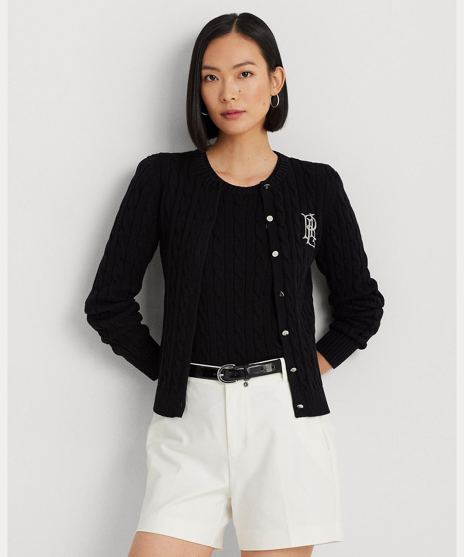 RALPH LAUREN｜ケーブルニット コットン カーディガン | Rakuten