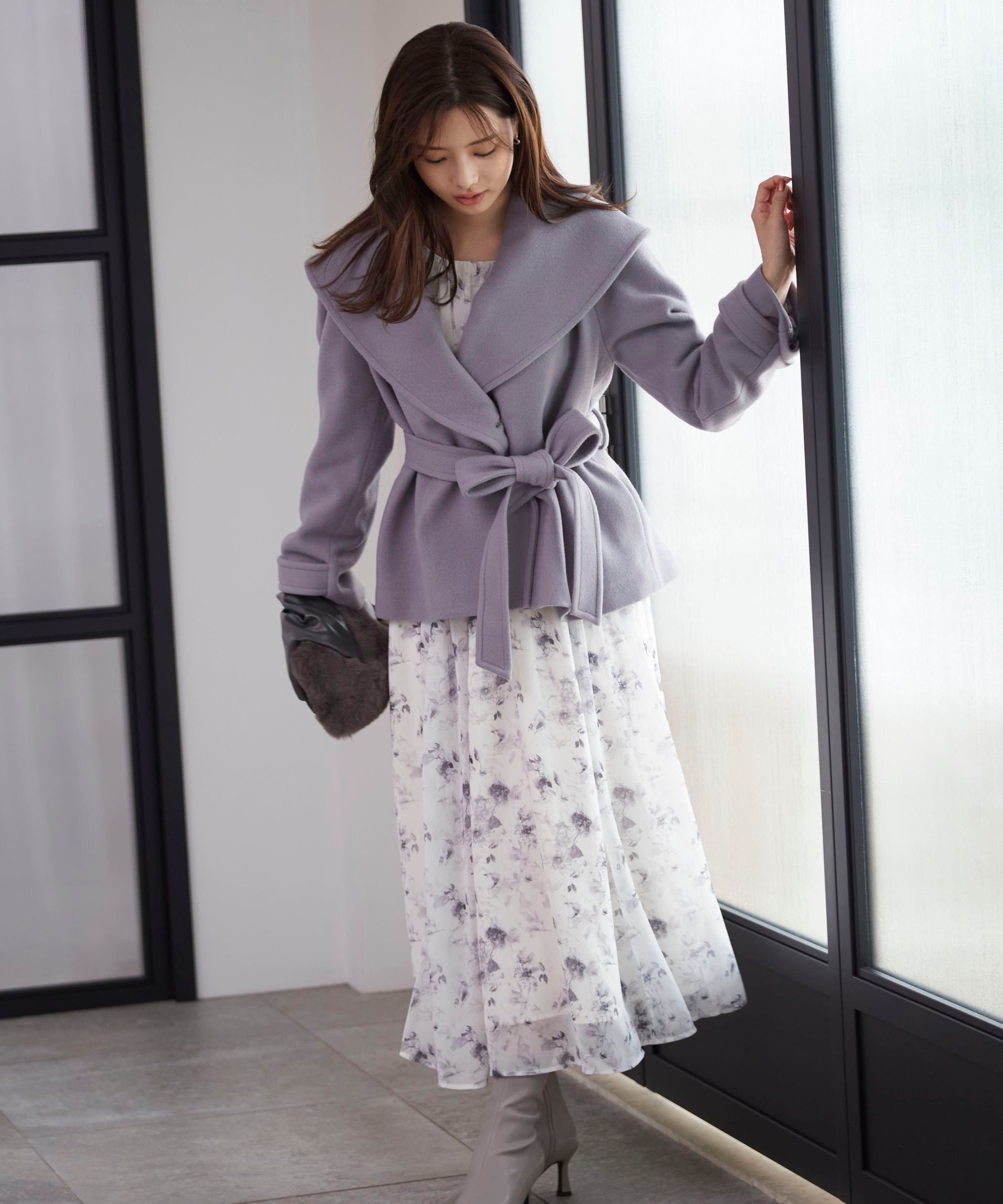 PROPORTION BODY DRESSING｜ショート丈ガウンコート 24AW | Rakuten