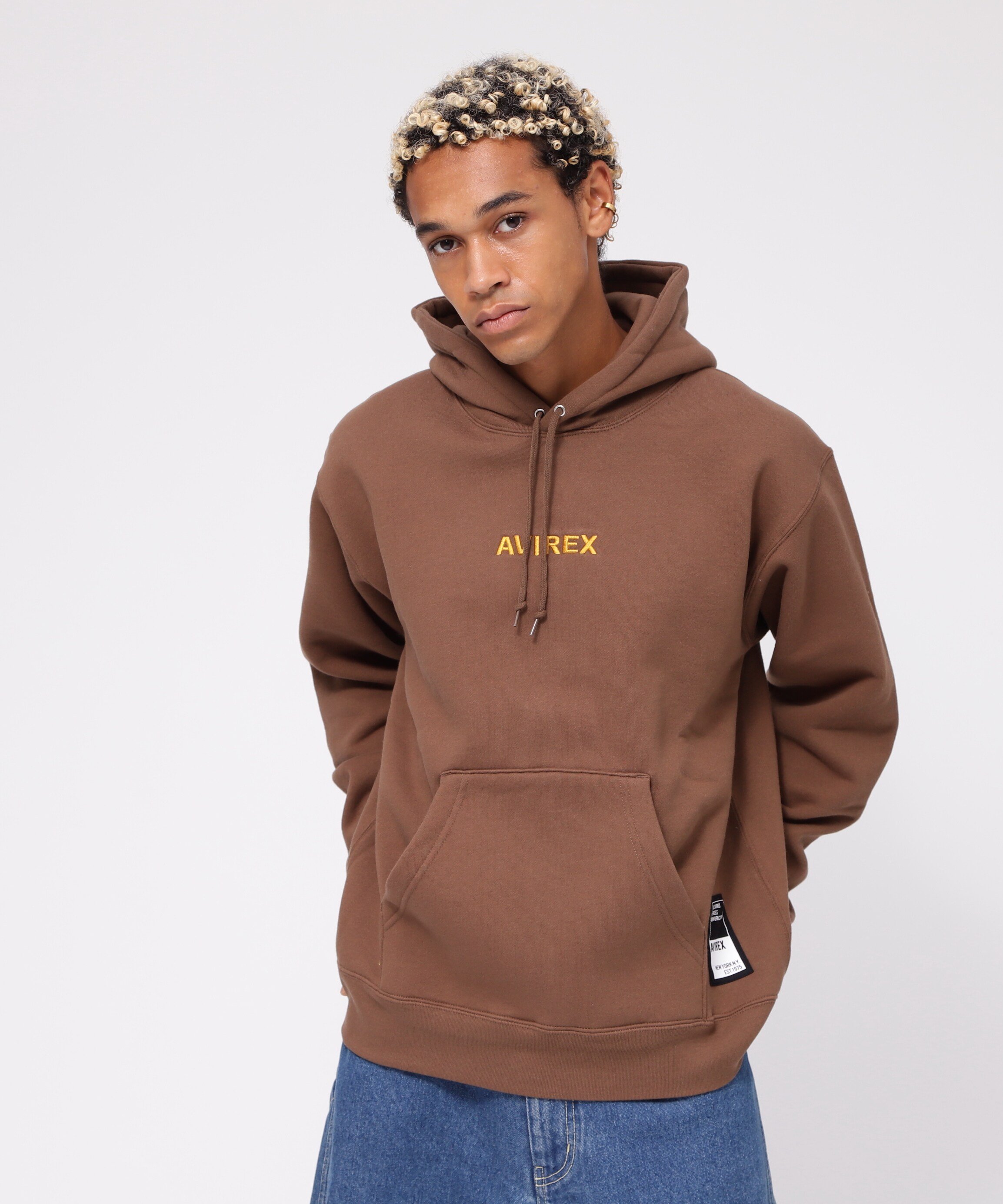 AVIREX｜《WEB&DEPOT限定》Aスター プルパーカー/ A STAR PULL PARKA