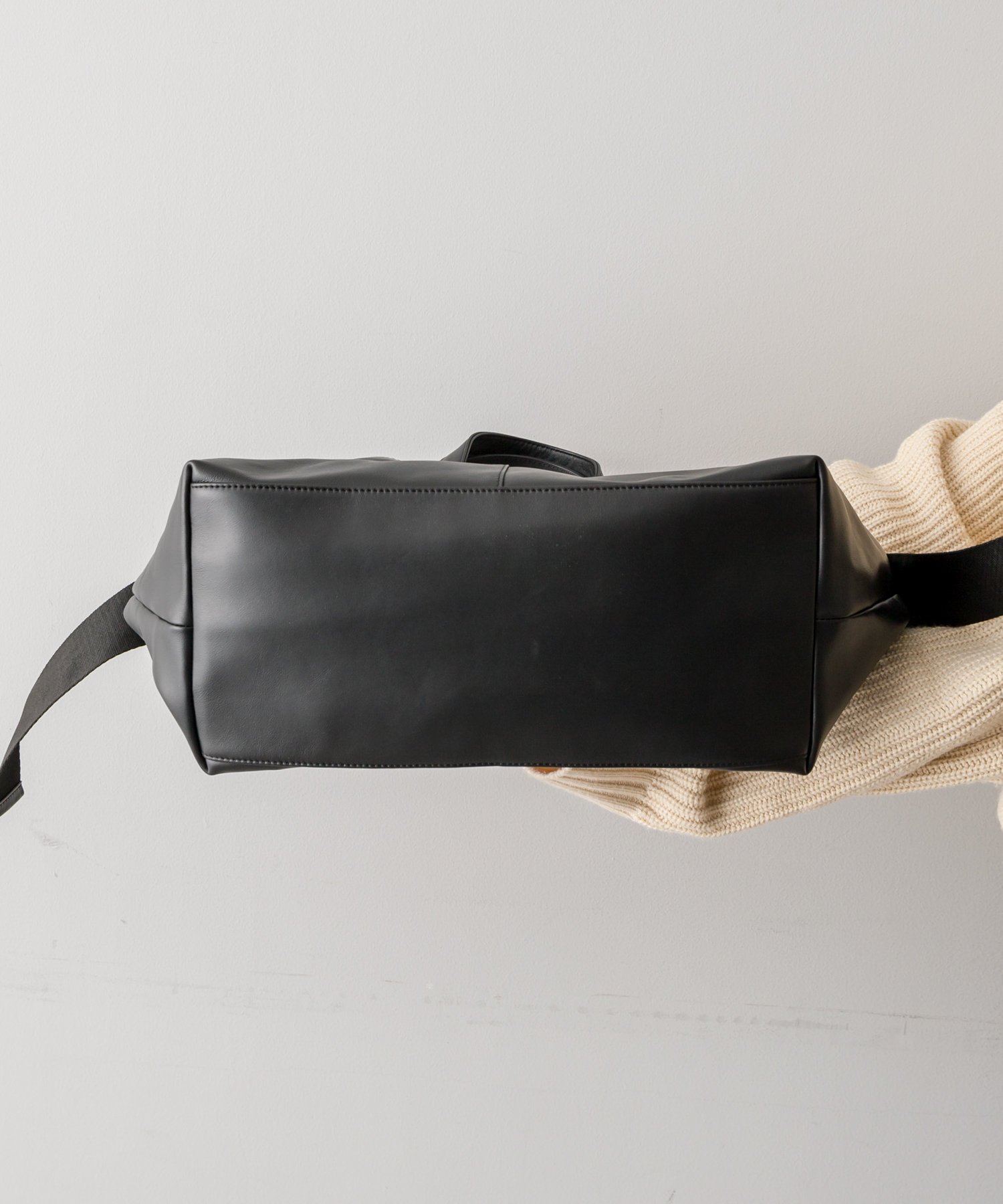 ear PAPILLONNER｜《牛革/A4サイズ対応》ワイドテープトートバッグ L