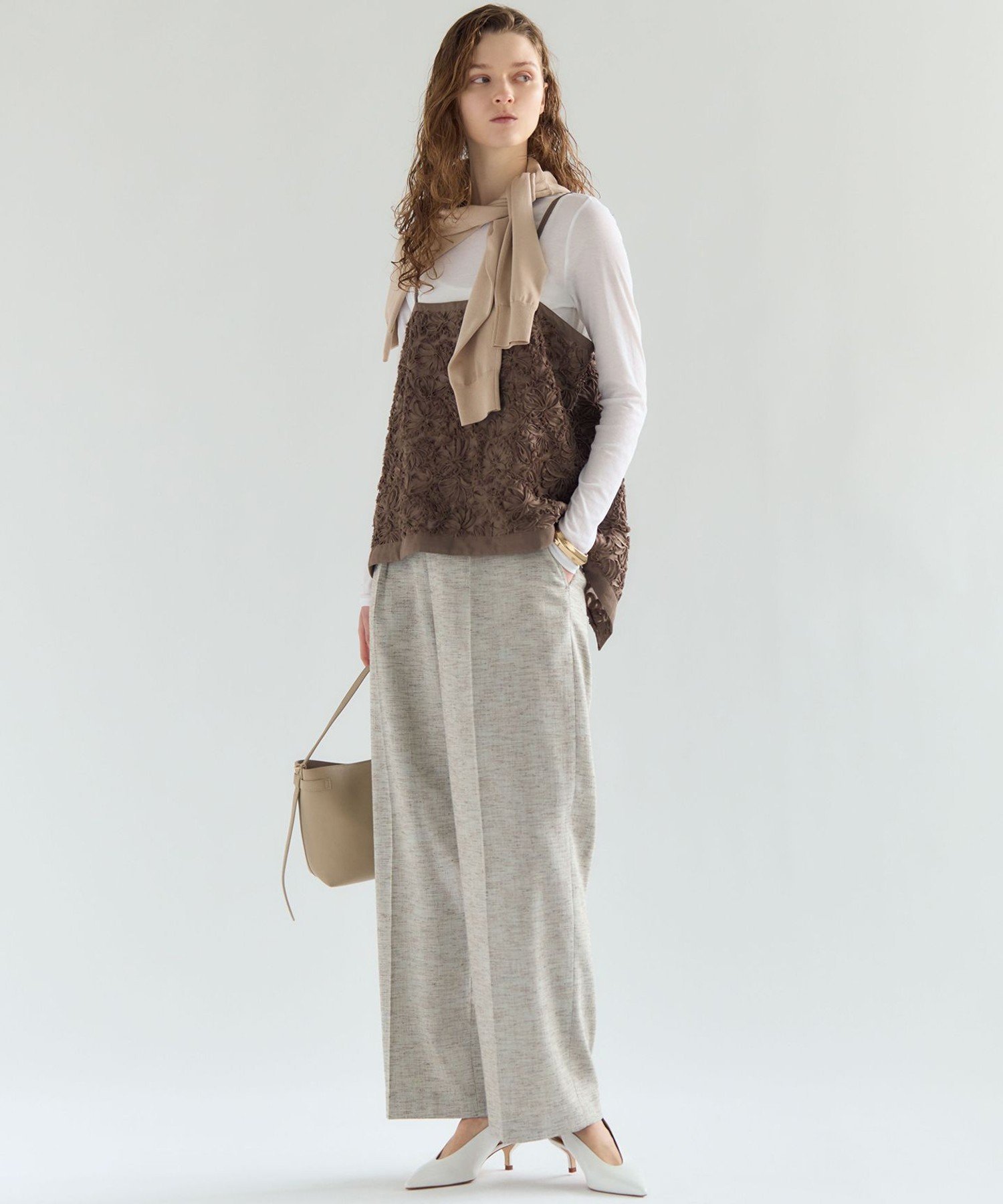 23区｜リボンエンブロイダリー キャミソール | Rakuten Fashion(楽天