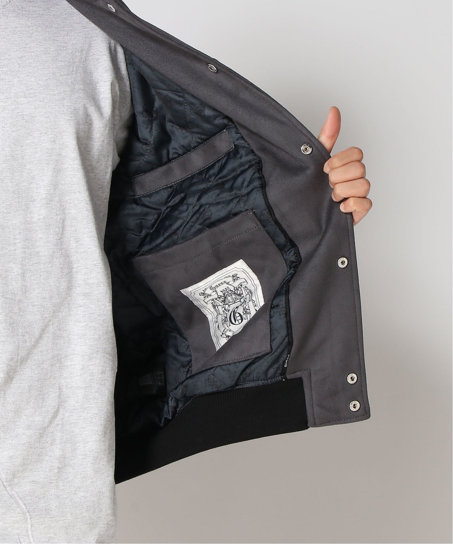 GUESS｜GUESS スタジャン アウター (M)VARSITY Bomber | Rakuten