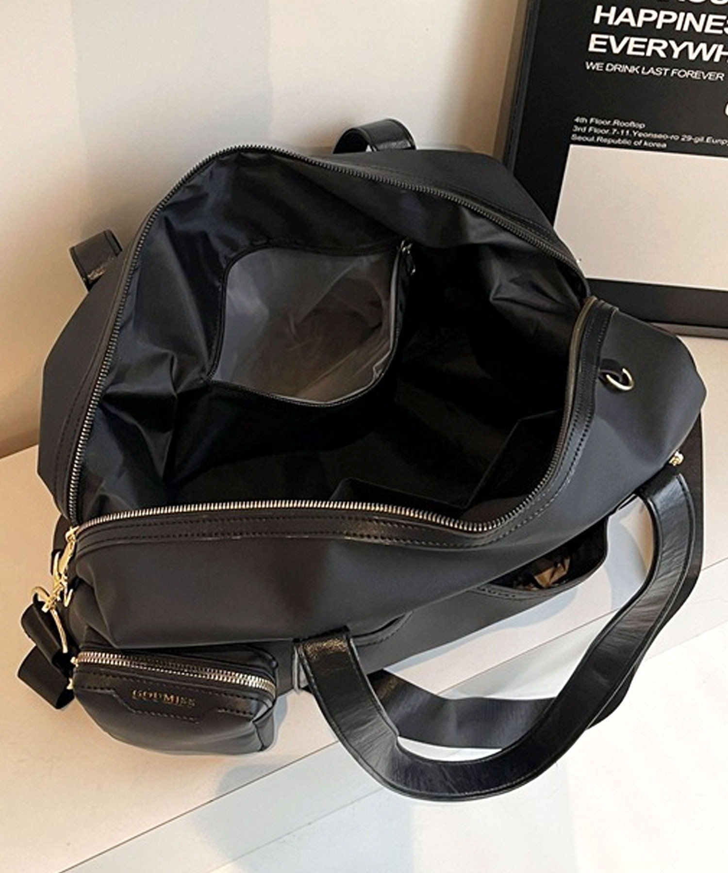 florist｜大容量/防水PU/2WAY/マルチポケットエレガンスボストンバッグ