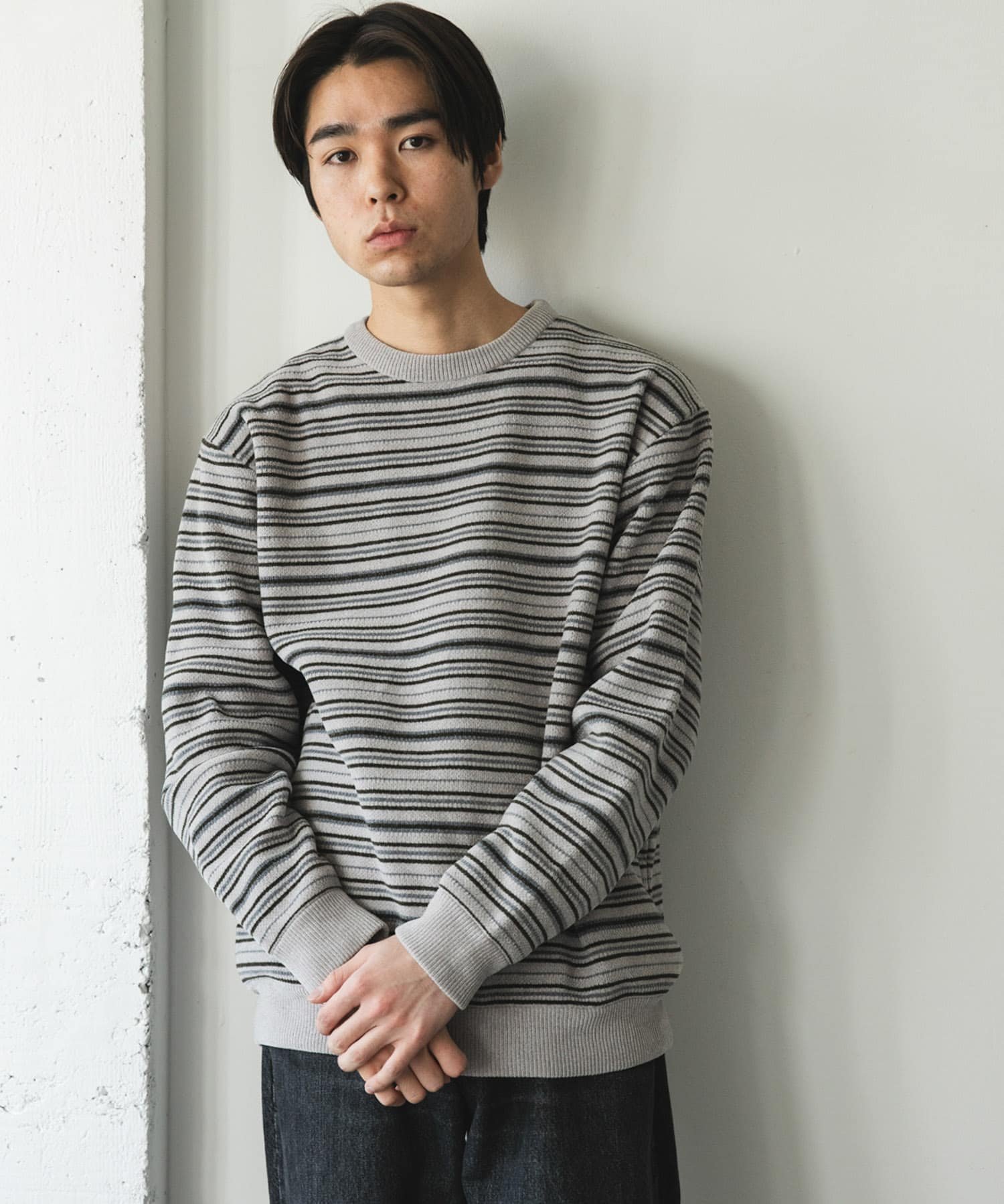 URBAN RESEARCH DOORS｜モールマルチボーダーニット | Rakuten Fashion