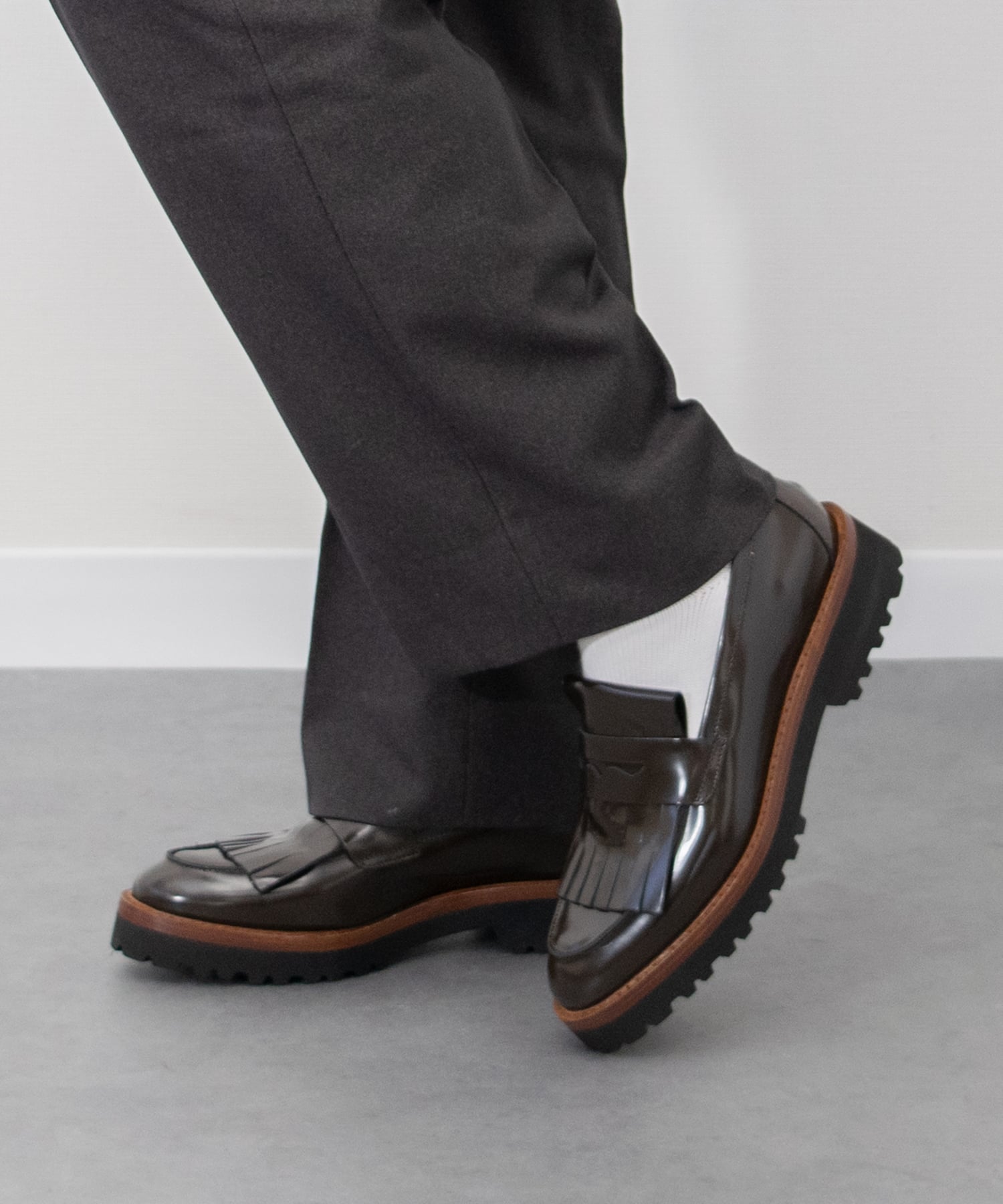 INTER-CHAUSSURES｜【FABIO RUSCONI】タンクソールキルト付き