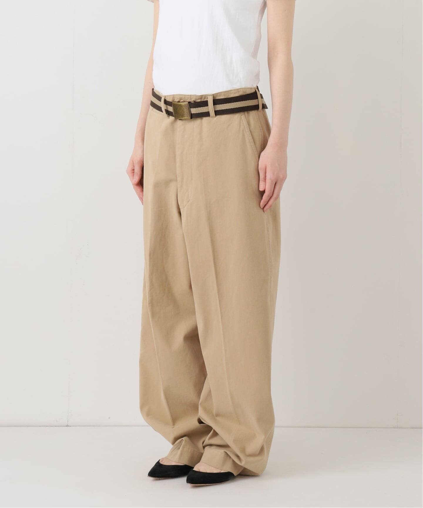 FRAMeWORK｜BURK 別注 ガチャベルト付きチノパン | Rakuten Fashion