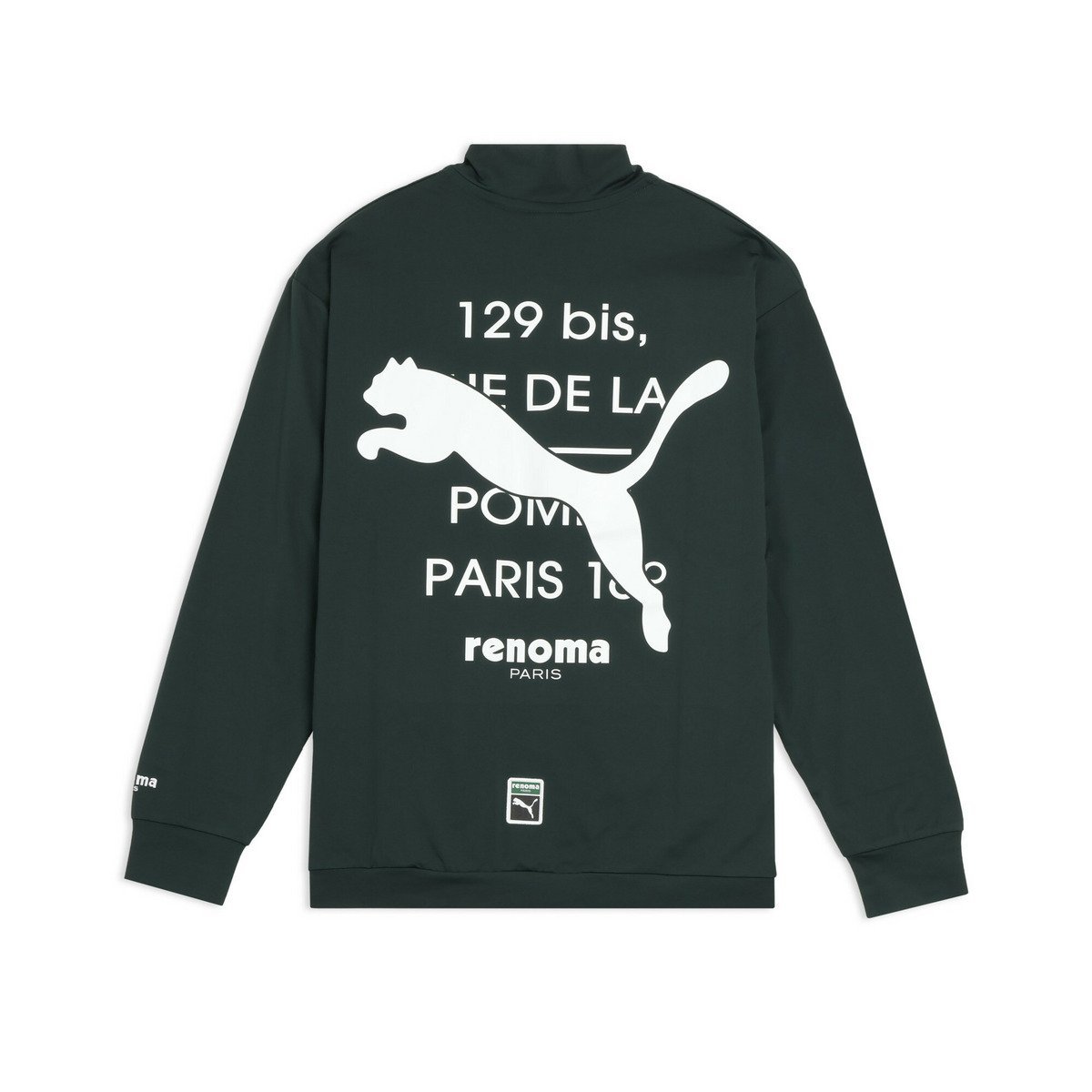 PUMA｜メンズ ゴルフ PUMA x renoma golf バックプリント 1/4ジップ