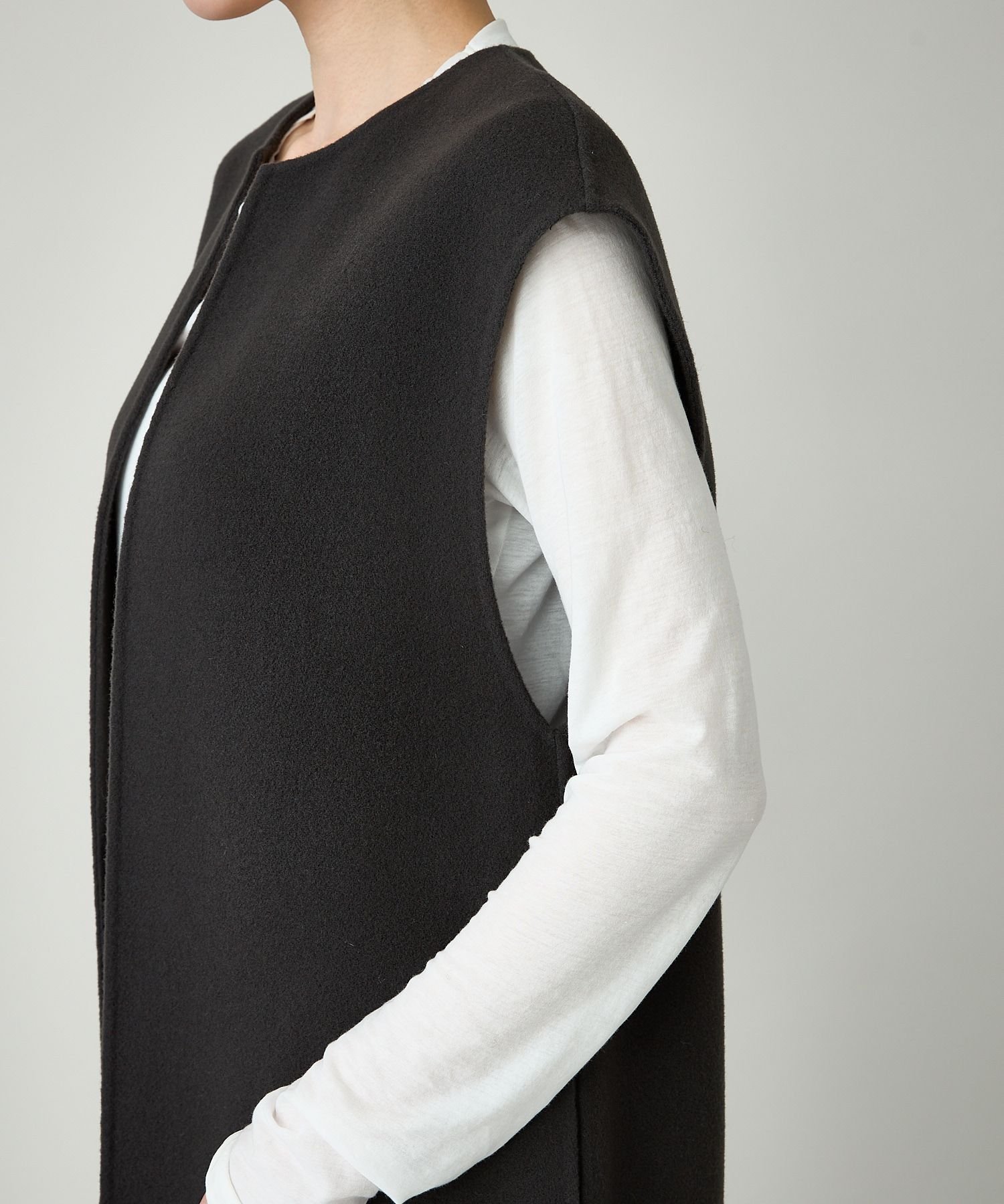 Curensology｜マンテコリバーロングベスト | Rakuten Fashion(楽天