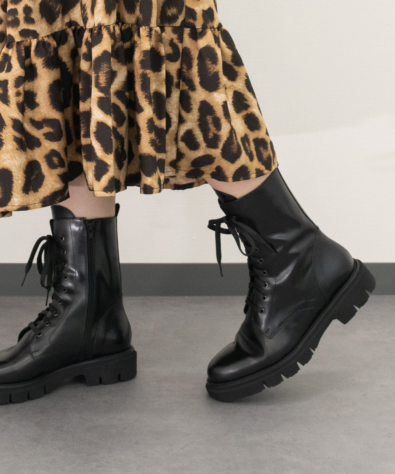 INTER-CHAUSSURES｜【Luca Grossi】タンクソールレースアップブーツ