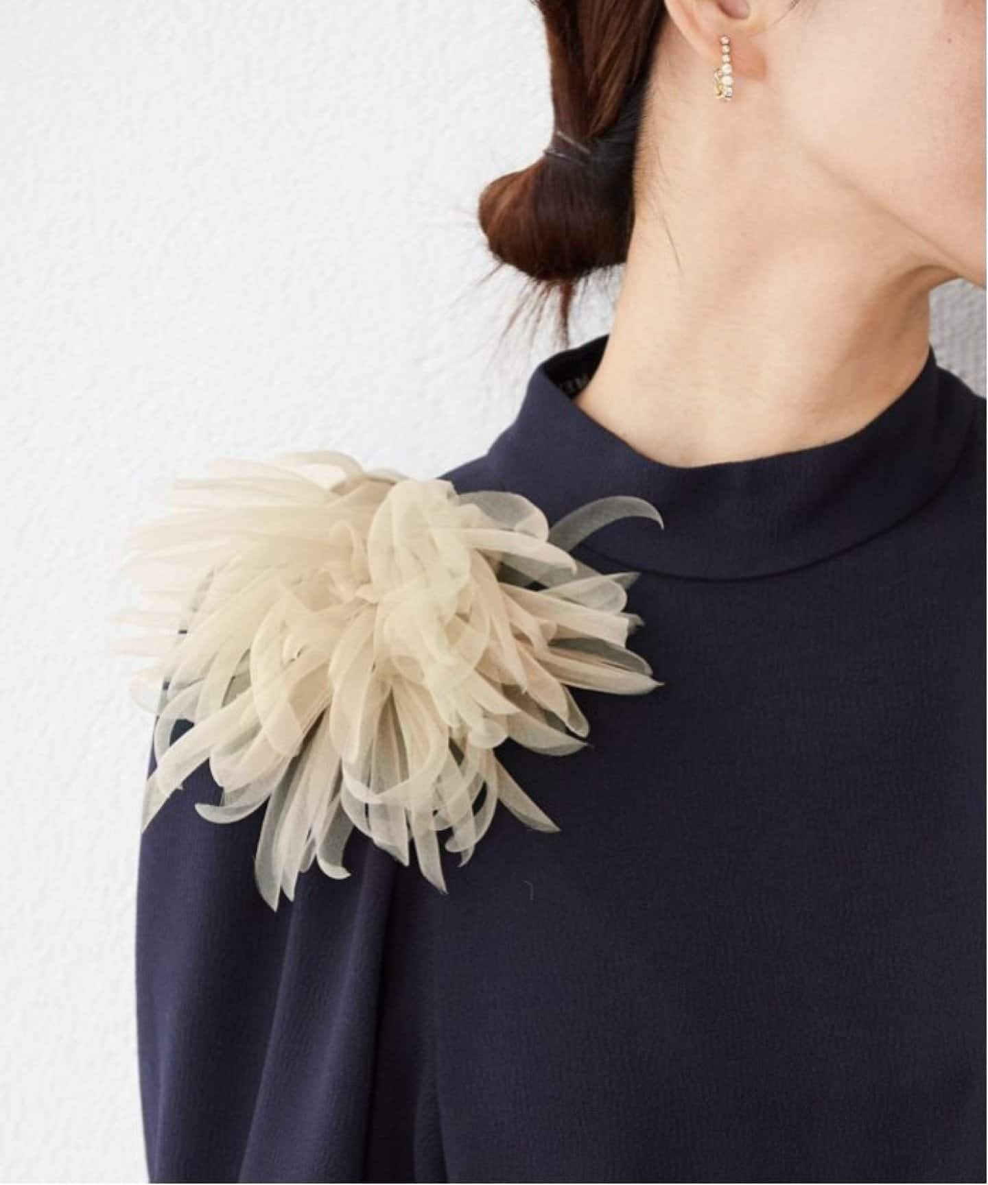 VERMEIL par iena｜《追加2》シルクオーガンジーコサージュ | Rakuten