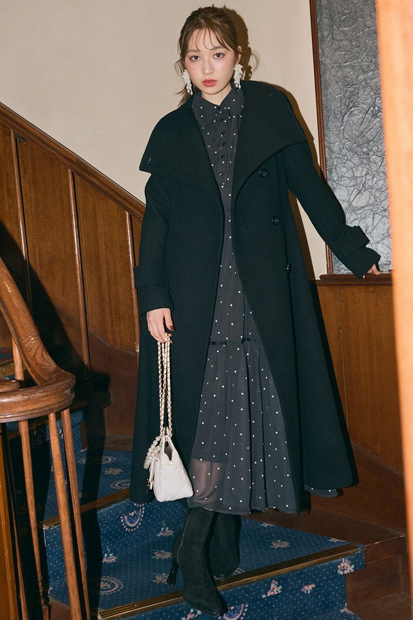 rienda｜25オーバーネックシンデレララインコート | Rakuten Fashion