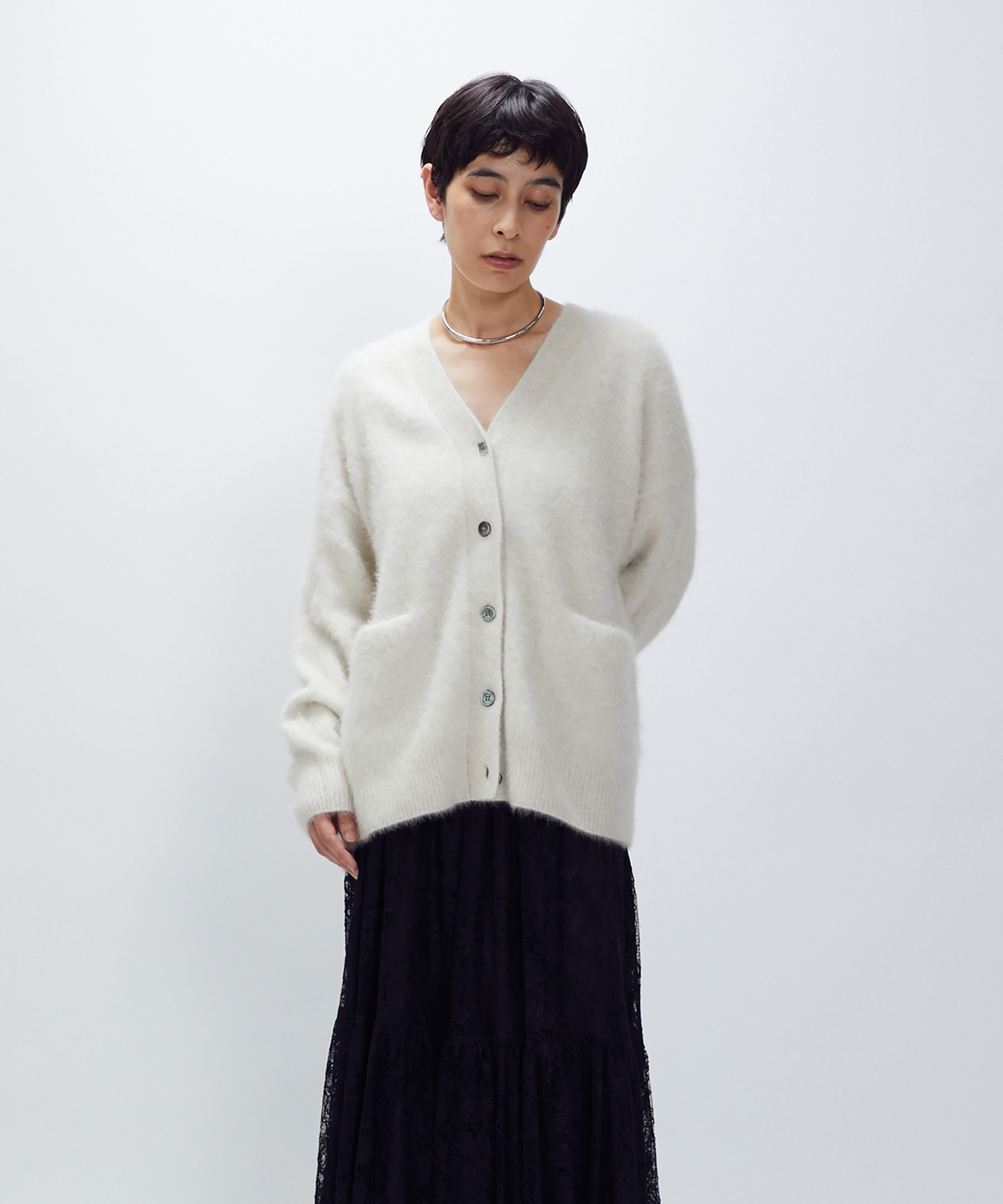 1er Arrondissement｜【リニューアル】FOXカシミアカーディガン