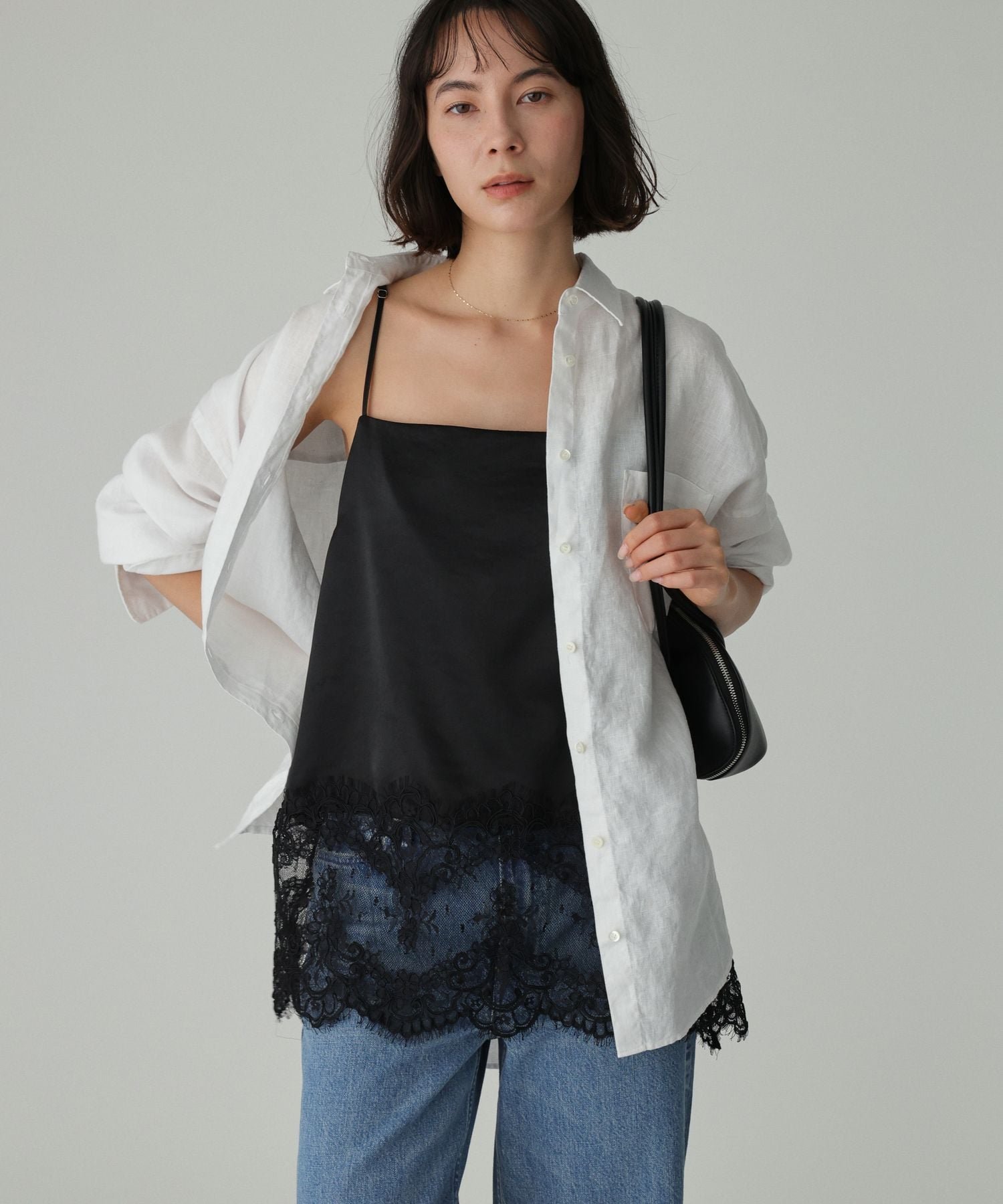 BABYLONE｜ヘムレースキャミソール | Rakuten Fashion(楽天