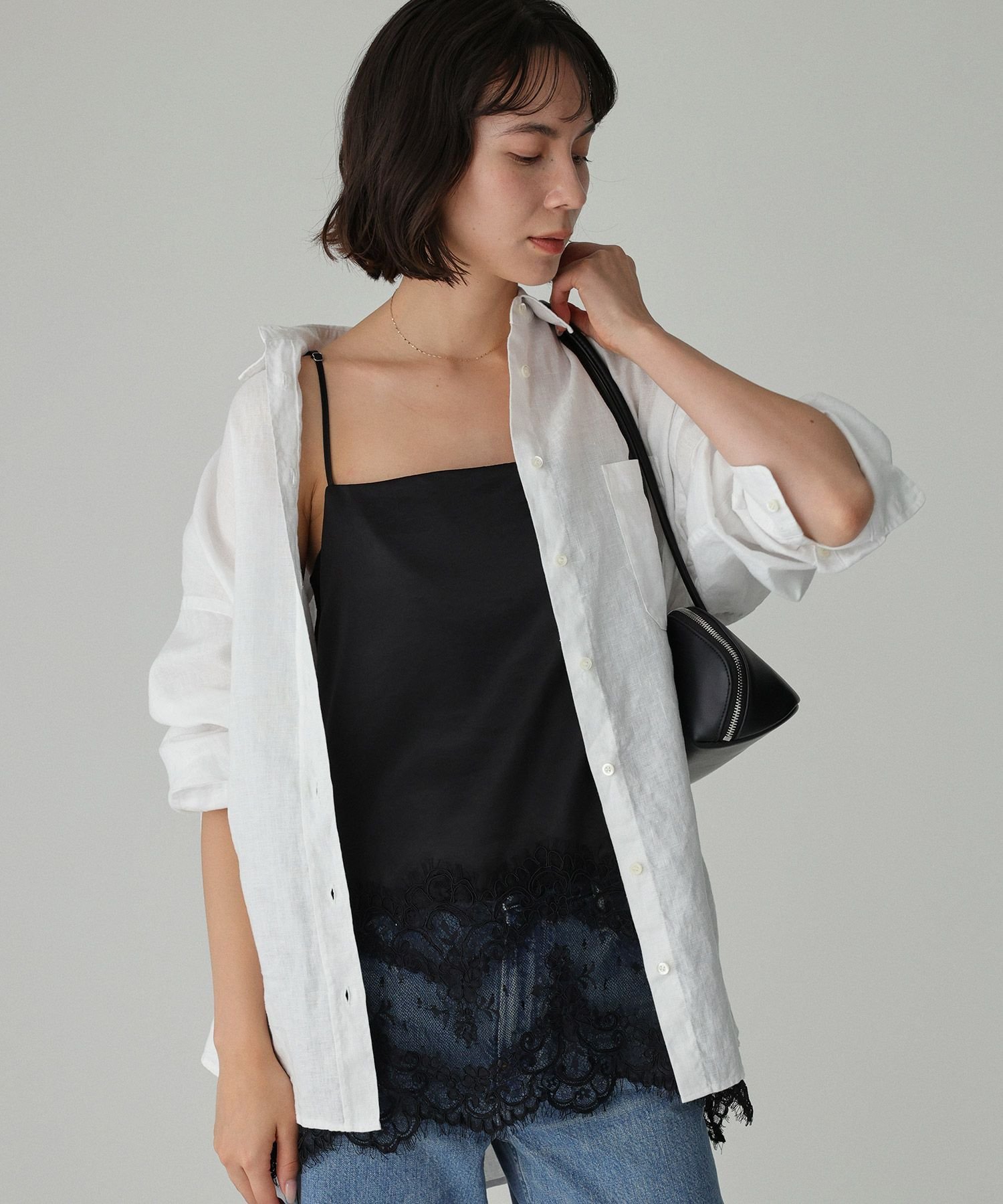 BABYLONE｜ヘムレースキャミソール | Rakuten Fashion(楽天